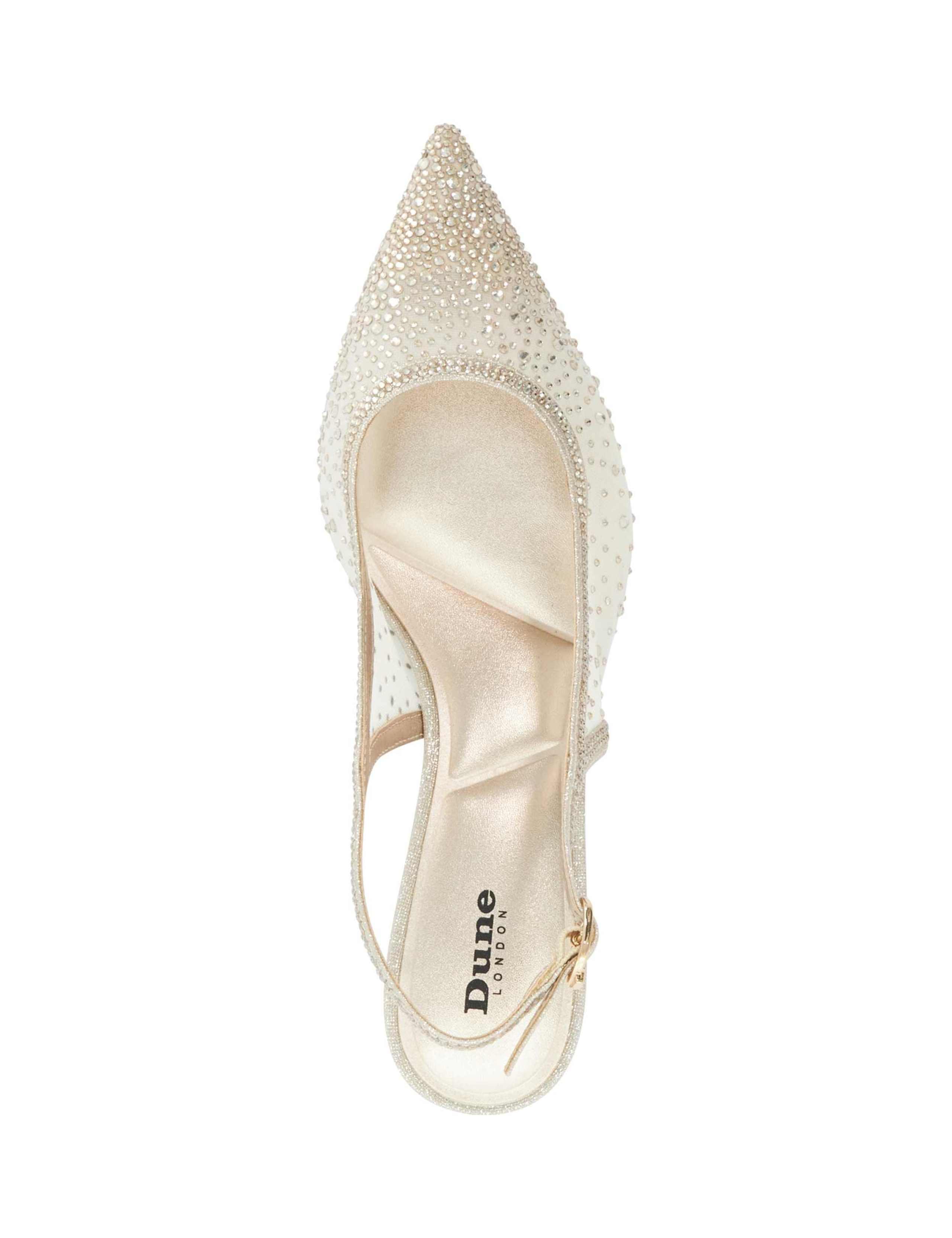 Sparkle Kitten Heel Slingback Shoes 2 of 5