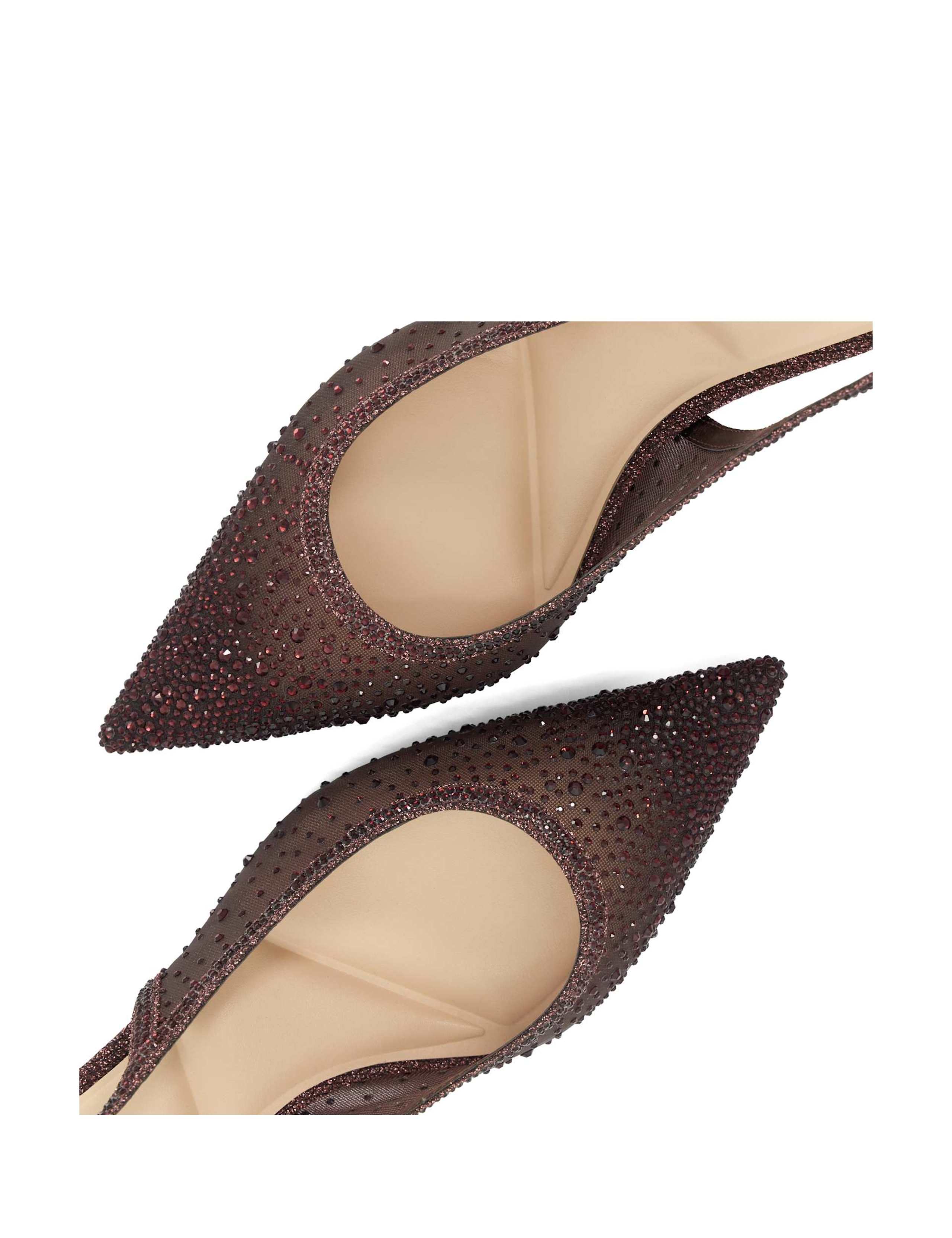 Sparkle Kitten Heel Slingback Shoes 4 of 5