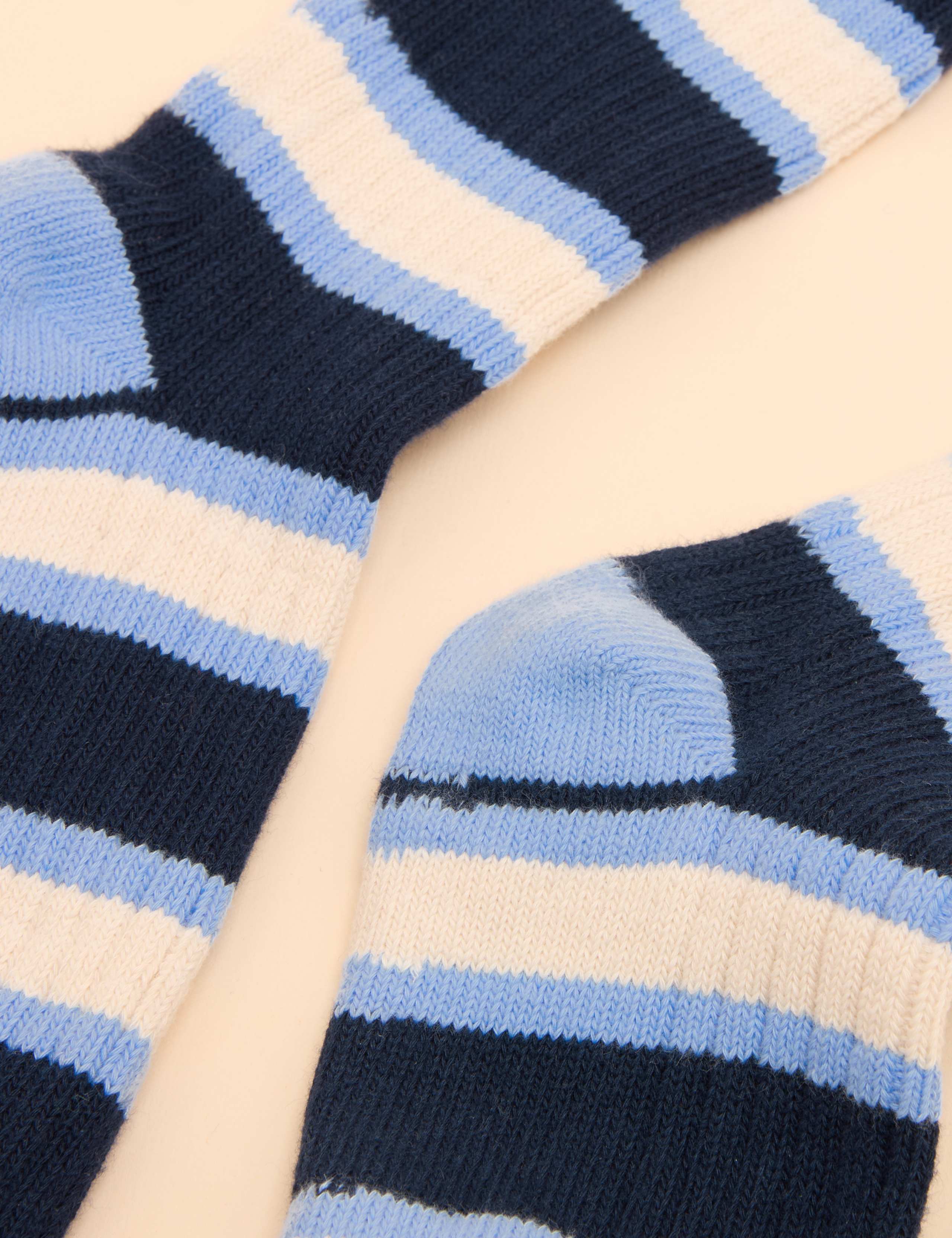 Cotton Rich Striped Knee High Socks 3 of 3