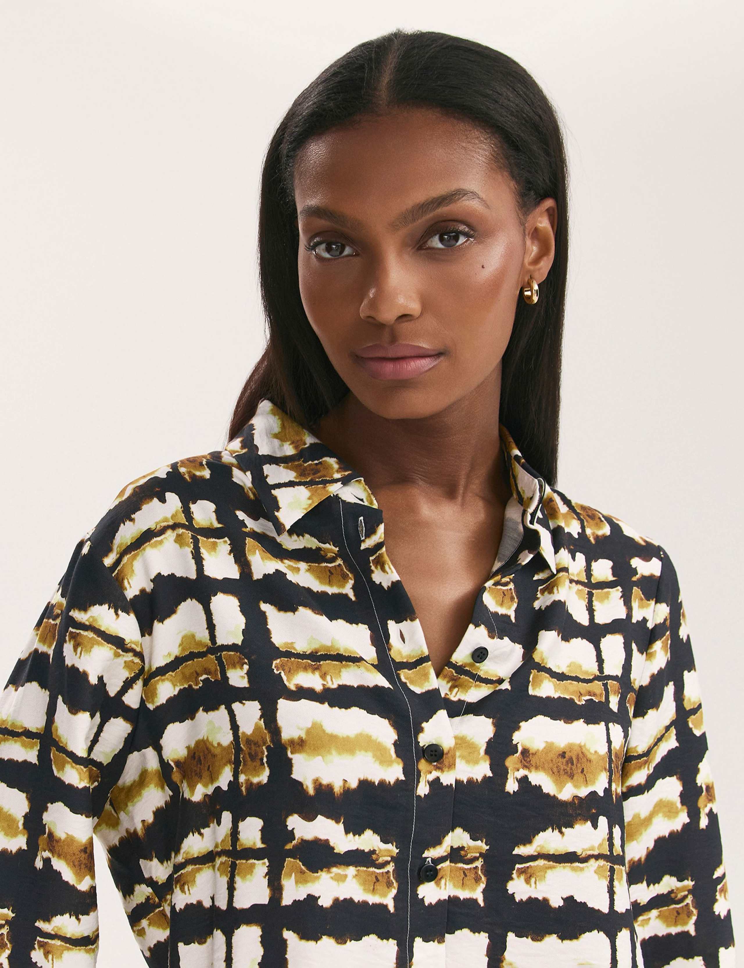 Printed Collared Shirt 3 of 5