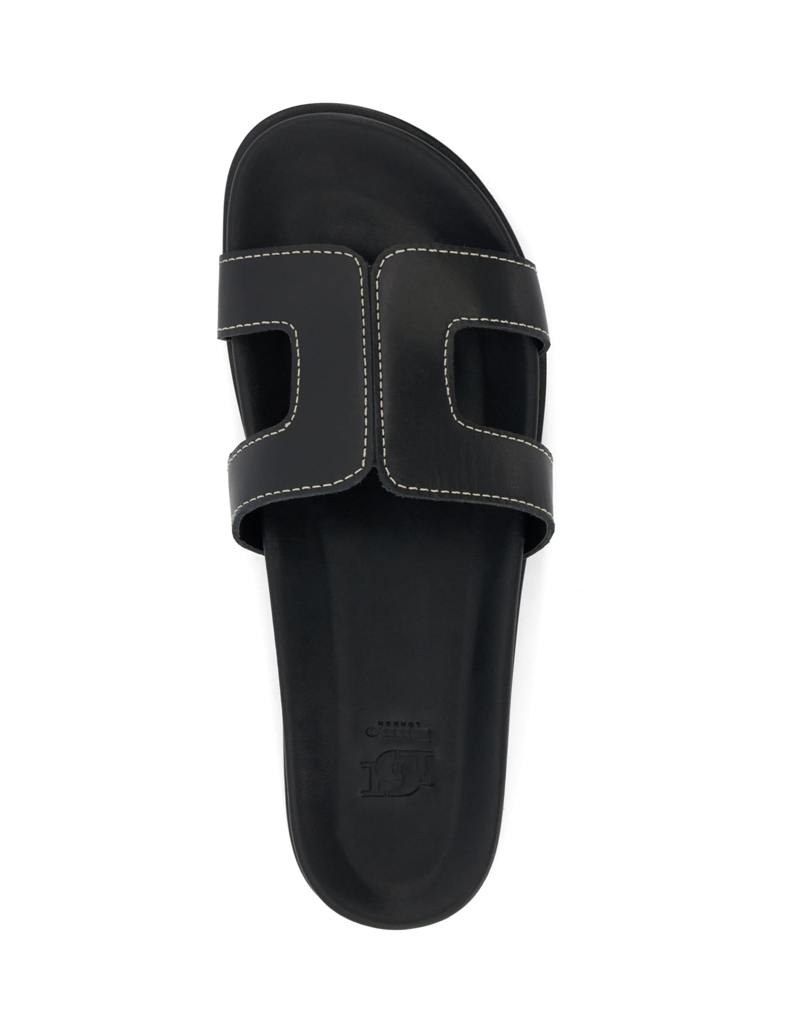 Leather Footbed Sliders 3 of 6