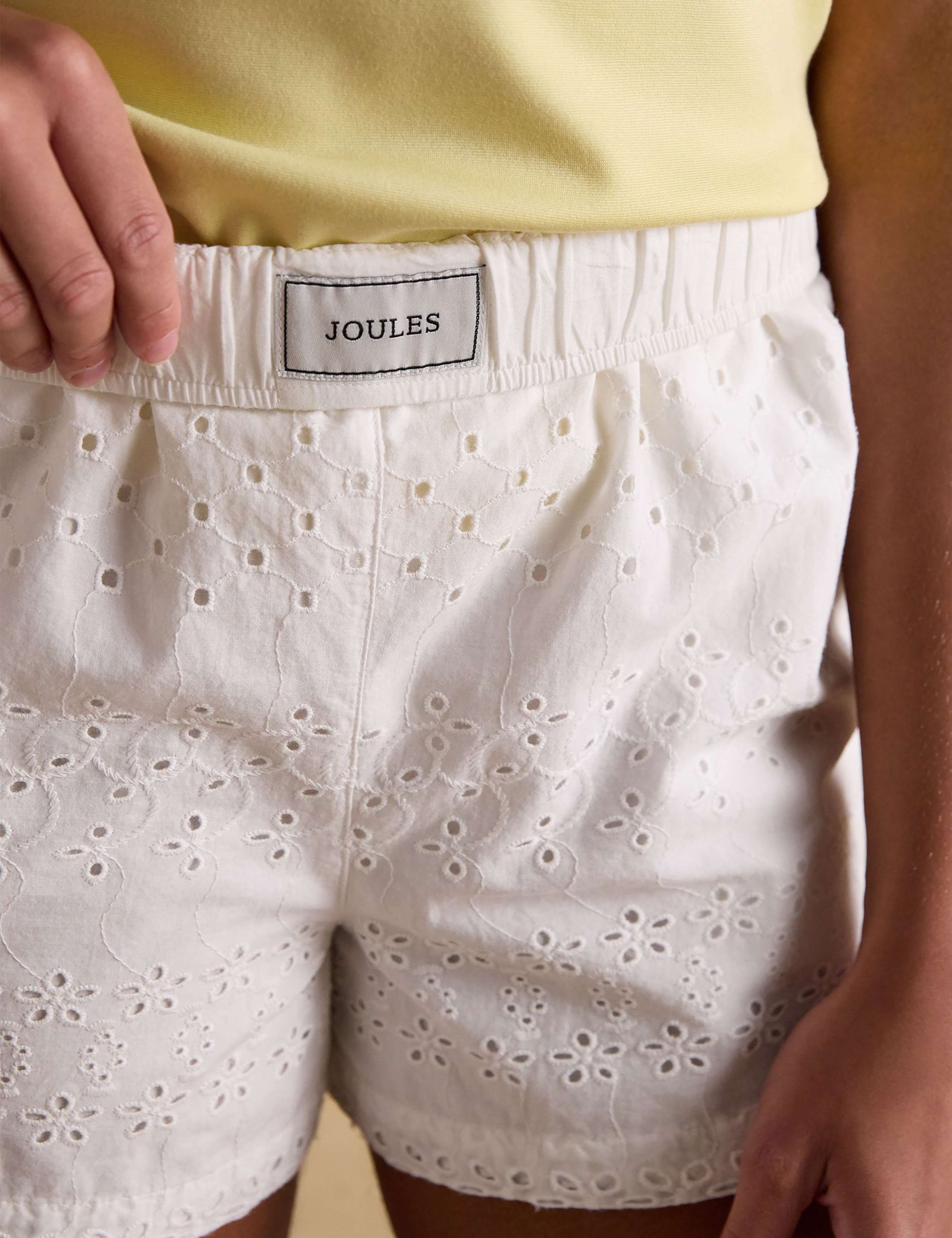 Pure Cotton Broderie Shorts 7 of 7
