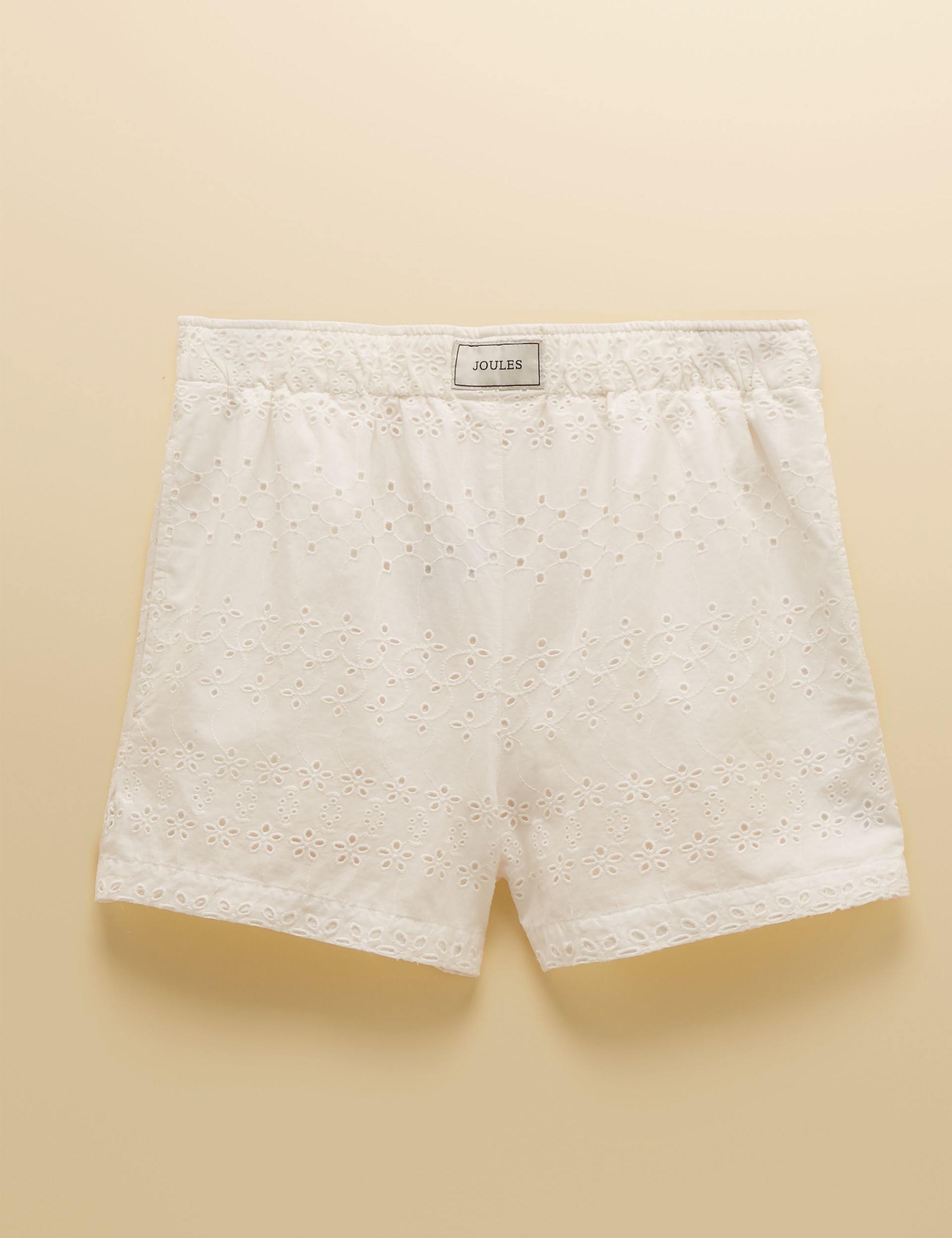 Pure Cotton Broderie Shorts 2 of 7