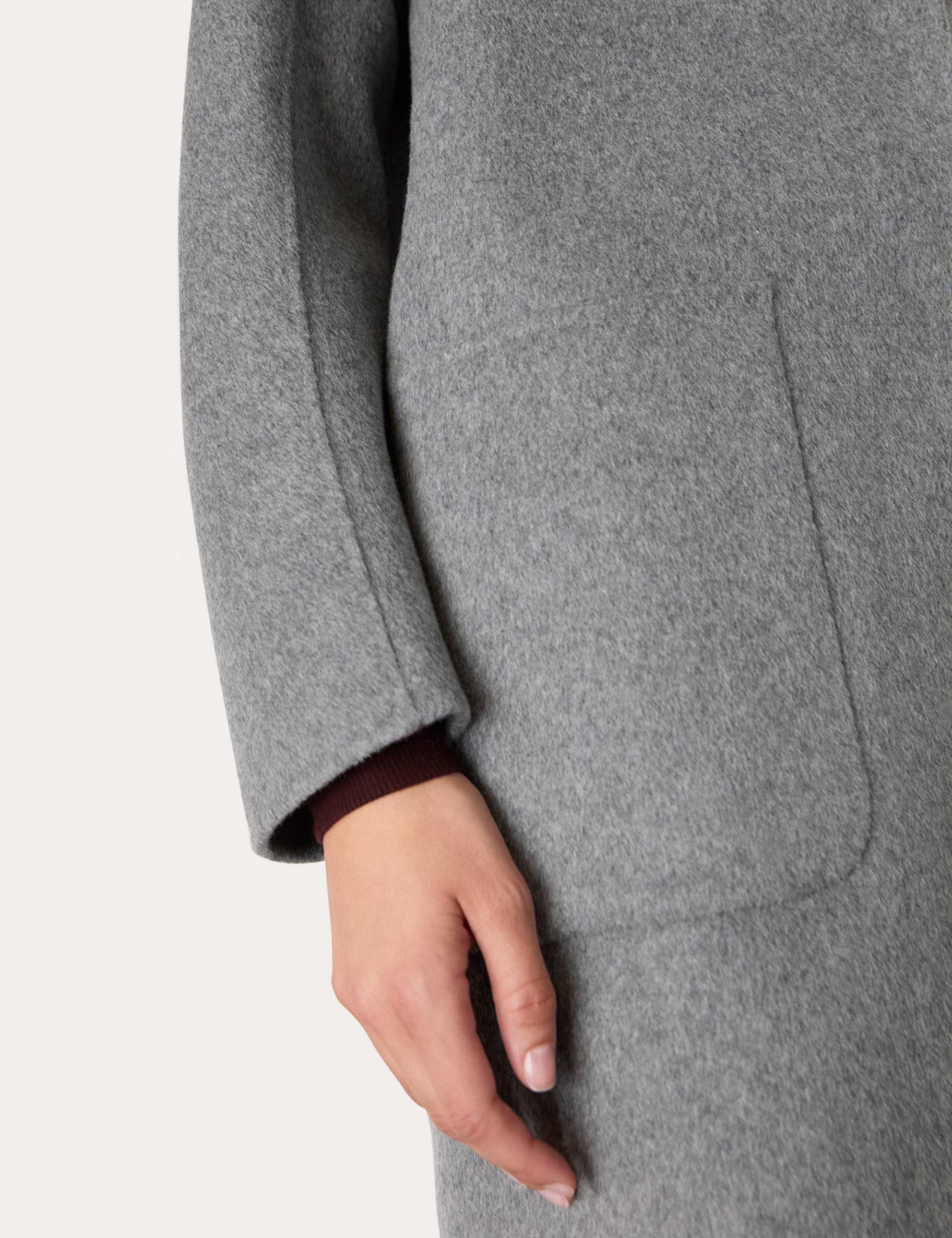 Wool Rich Relaxed Single Breasted Overcoat 4 of 4