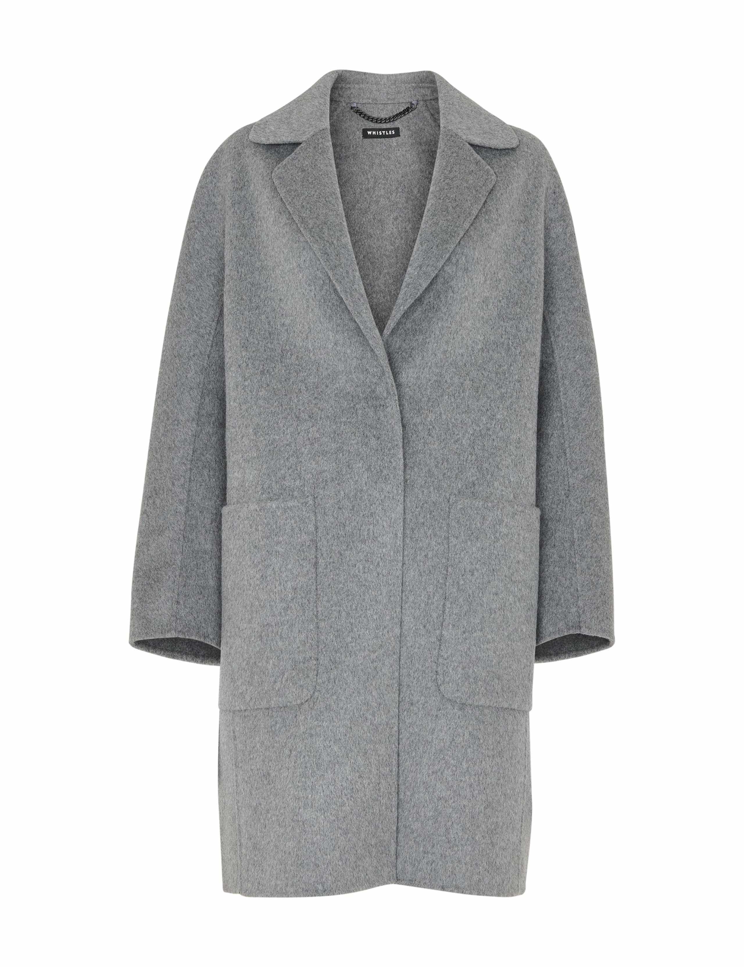 Wool Rich Relaxed Single Breasted Overcoat 2 of 4