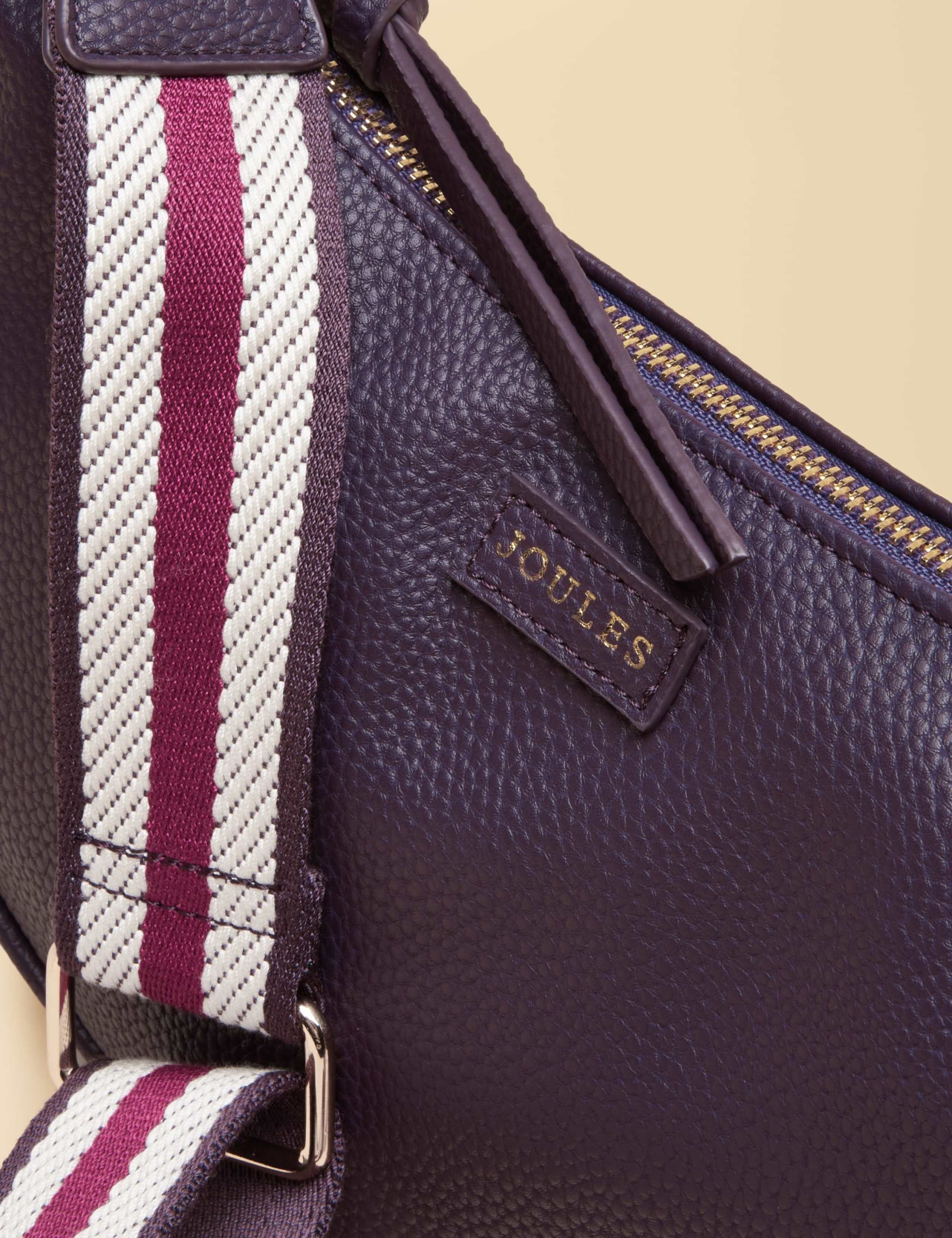 Faux Leather Zip Detail Cross Body Bag 2 of 8