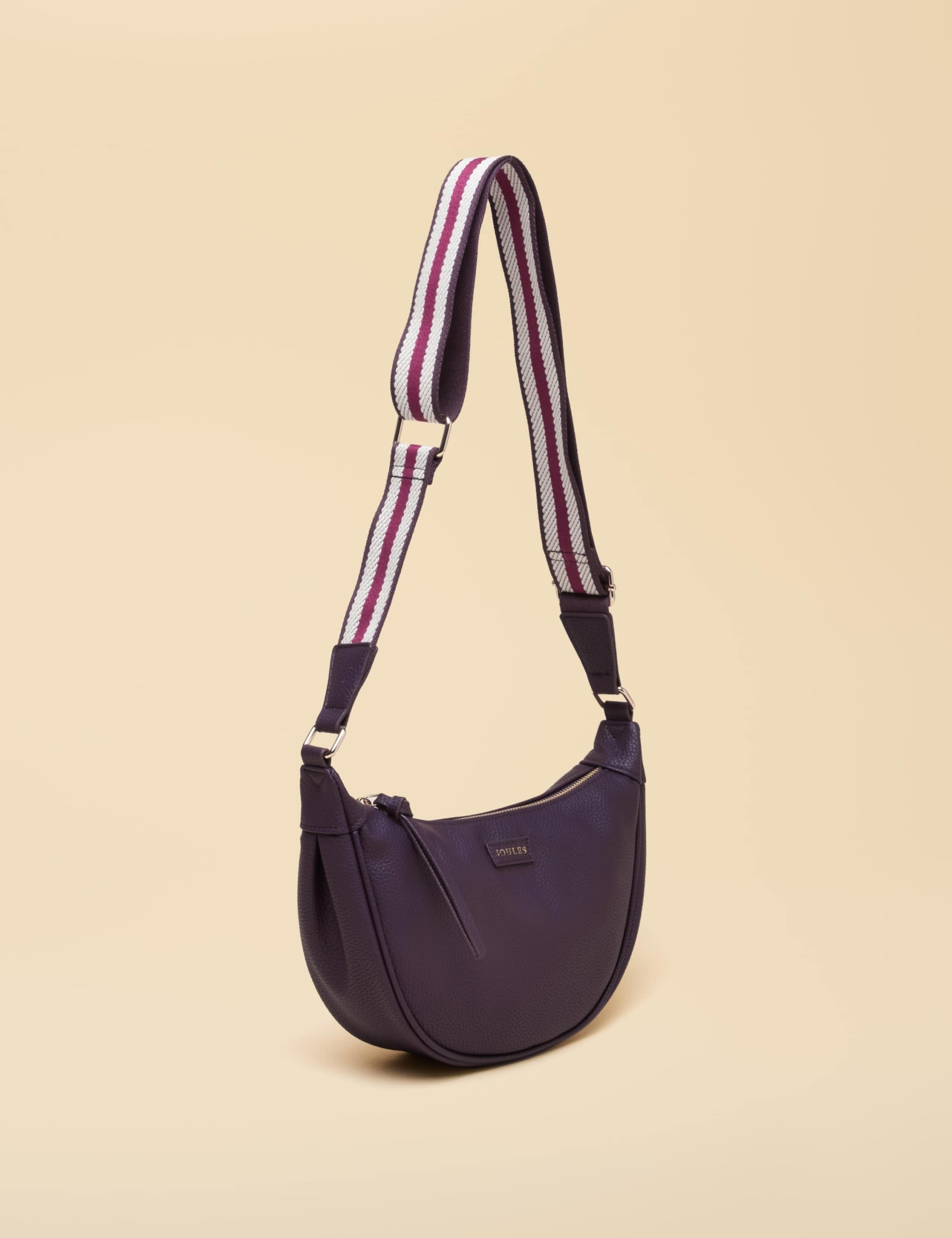 Faux Leather Zip Detail Cross Body Bag 8 of 8