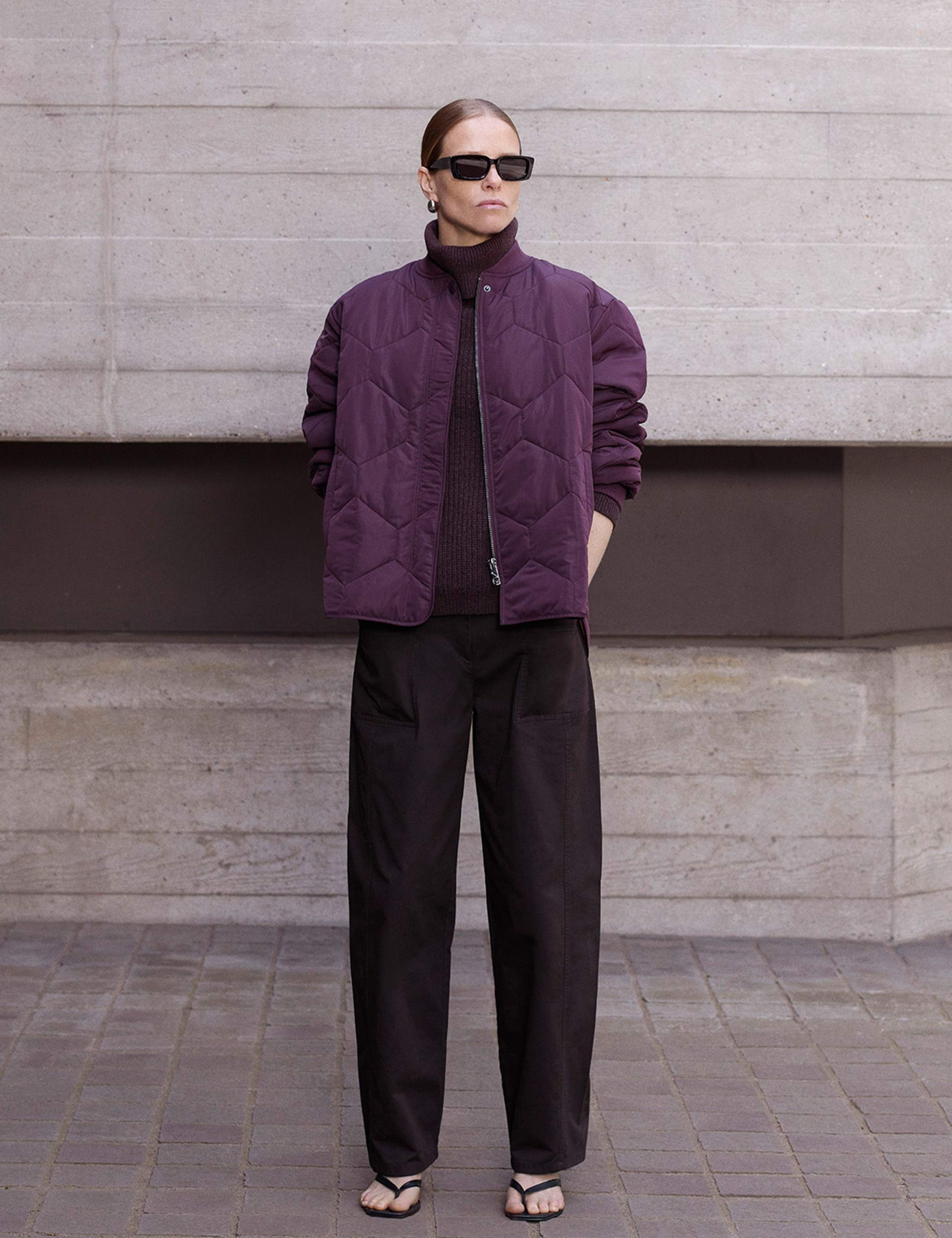 Quilted Relaxed Jacket 1 of 5