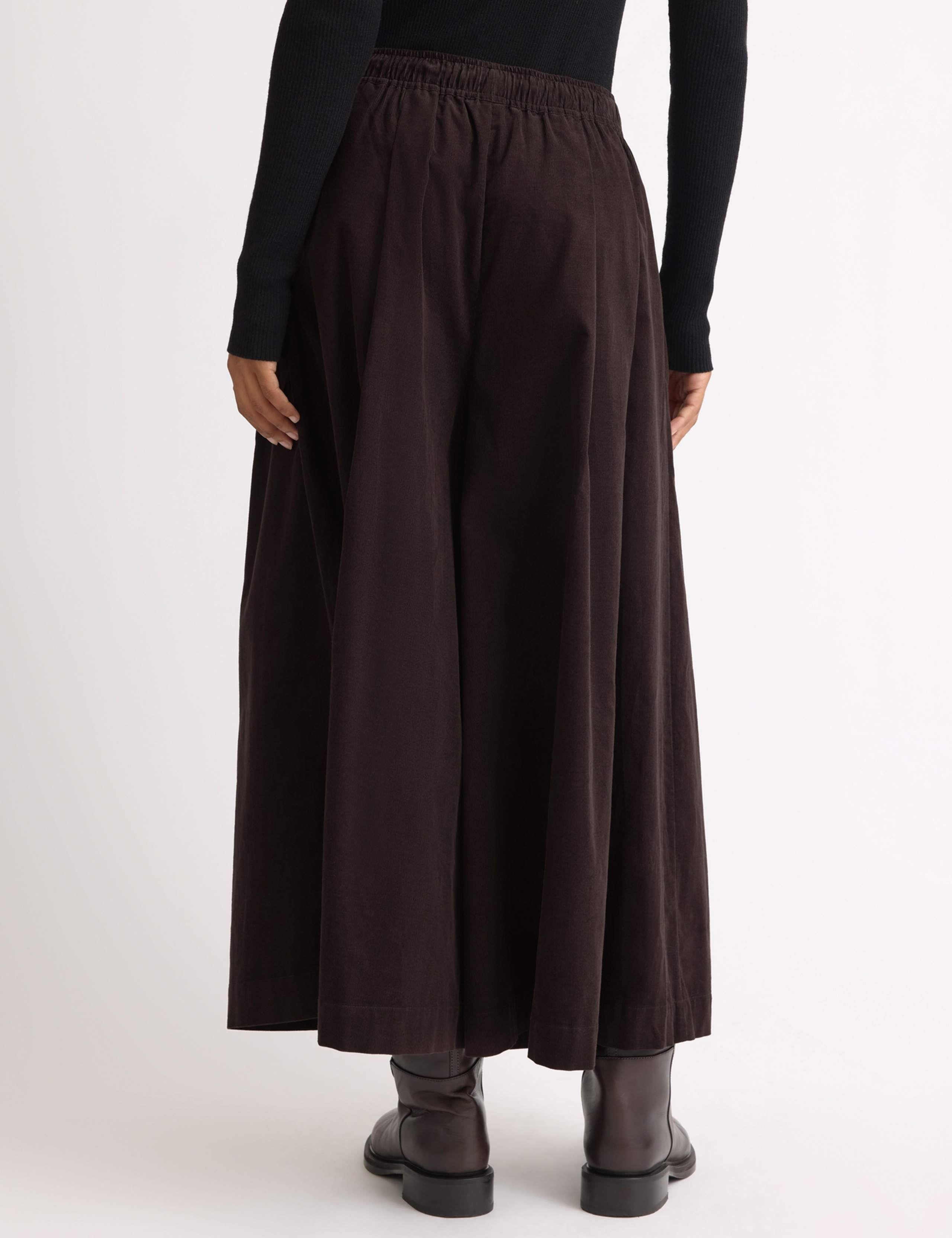 Cord Drawstring Elasticated Waist Culottes 4 of 5