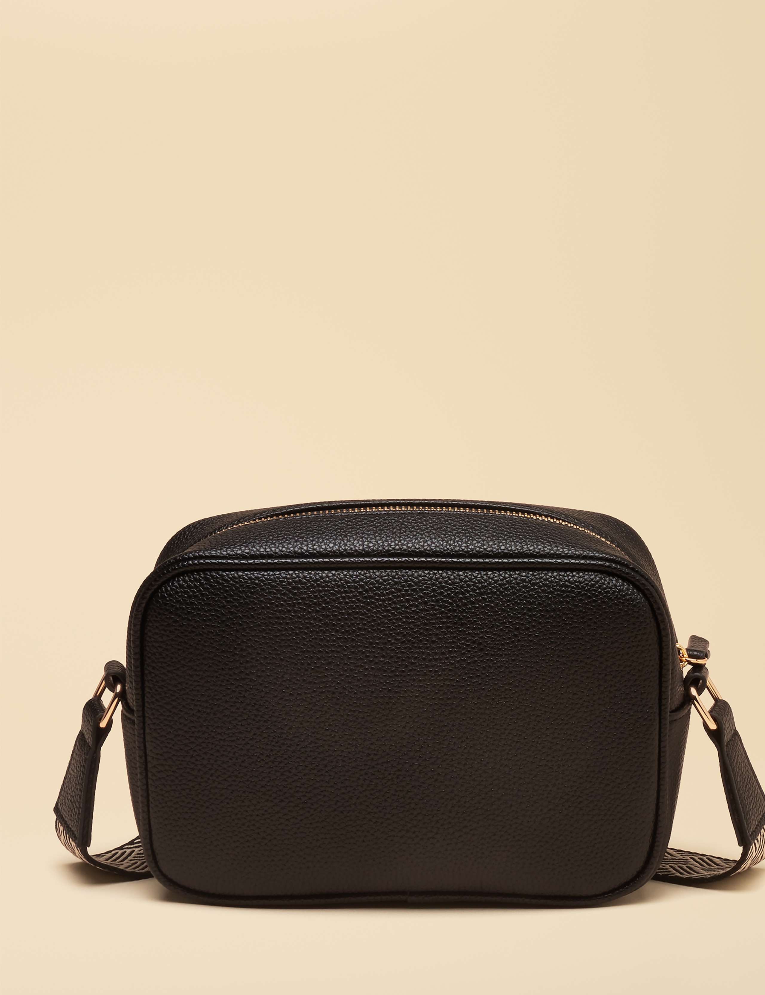 Faux Leather Zip Detail Cross Body Bag 7 of 8