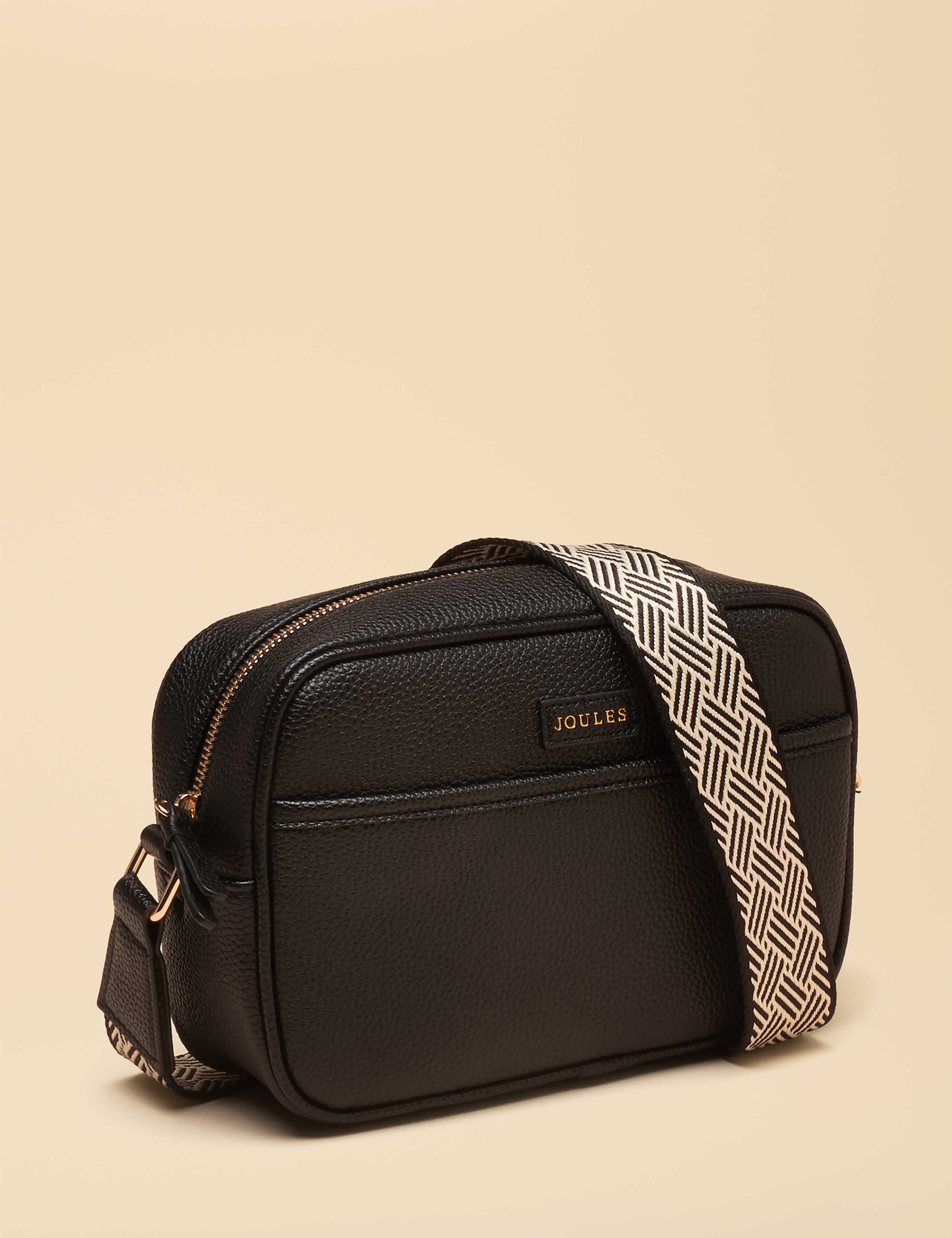 Faux Leather Zip Detail Cross Body Bag 8 of 8