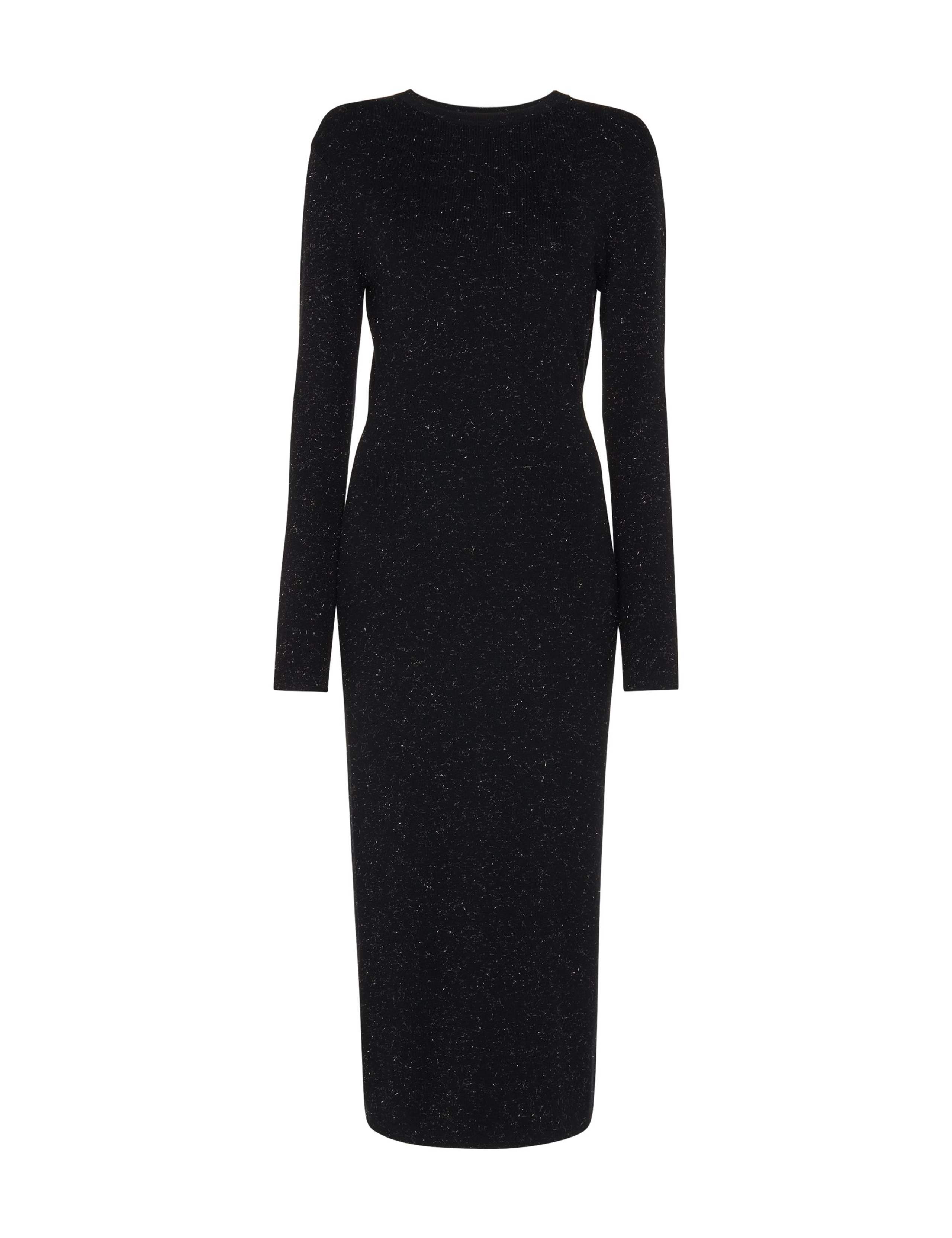 Sparkly Knitted Midi Bodycon Dress 2 of 4