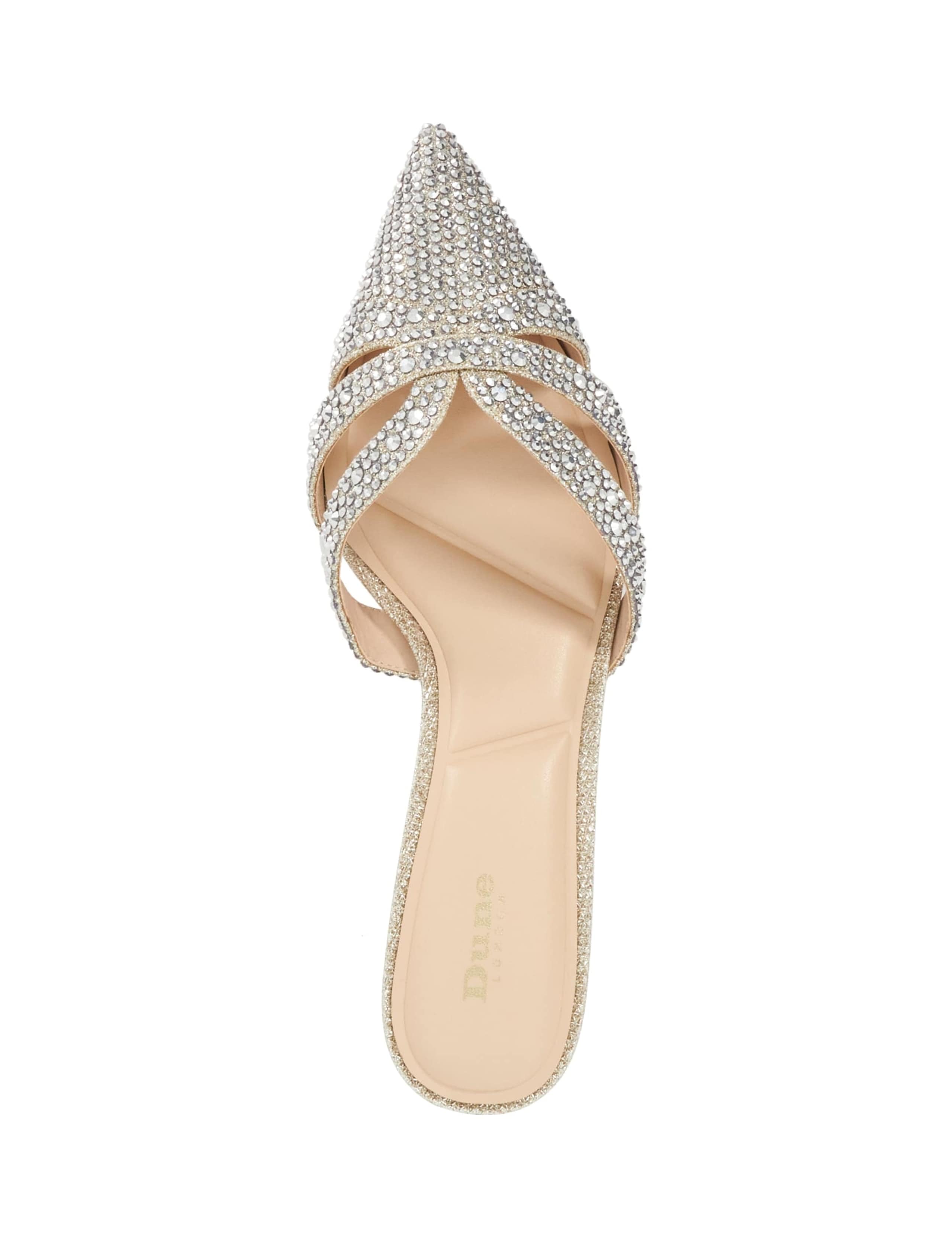 Diamante Embellished Kitten Heels 3 of 6
