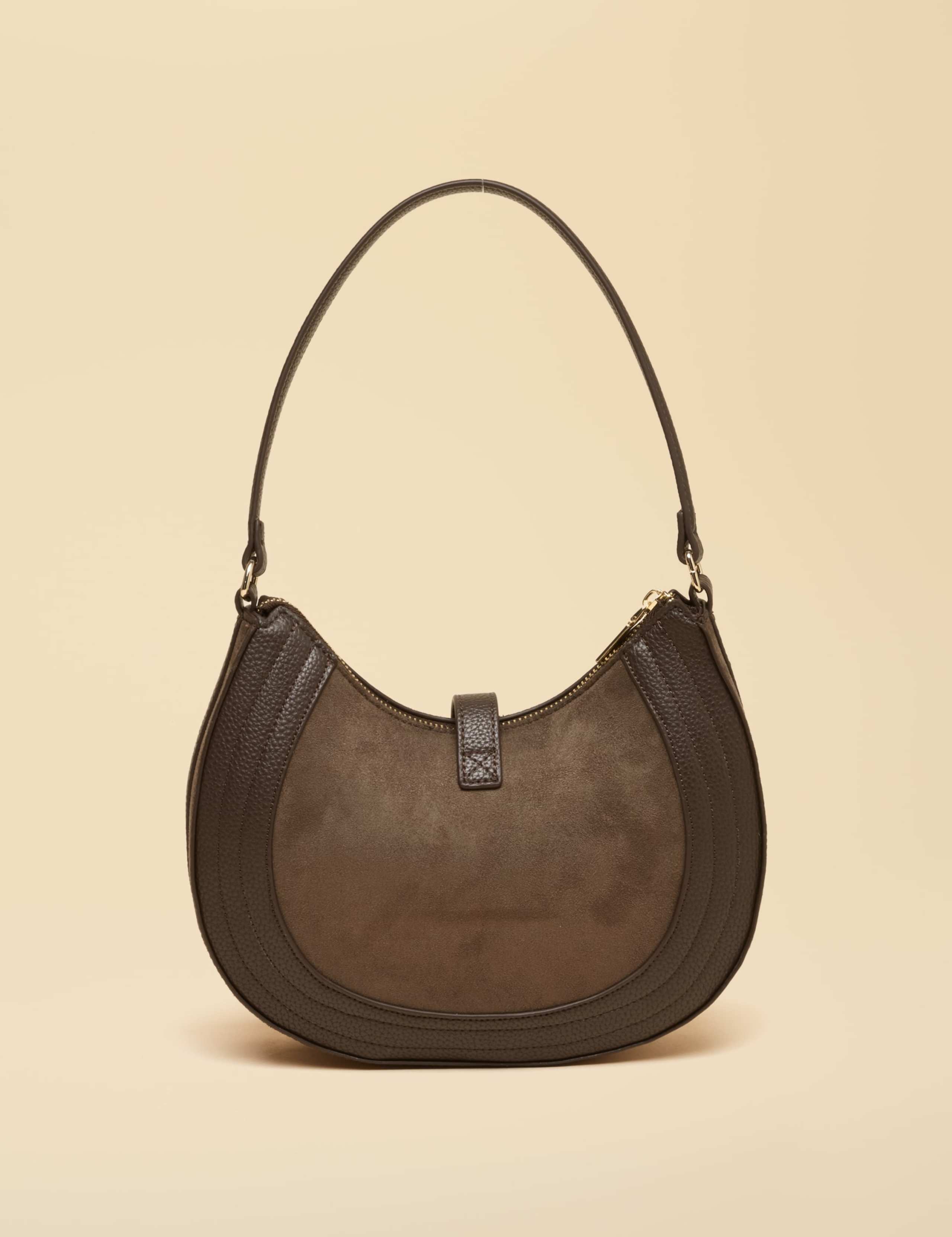 Faux Leather Saddle Cross Body Bag 3 of 8