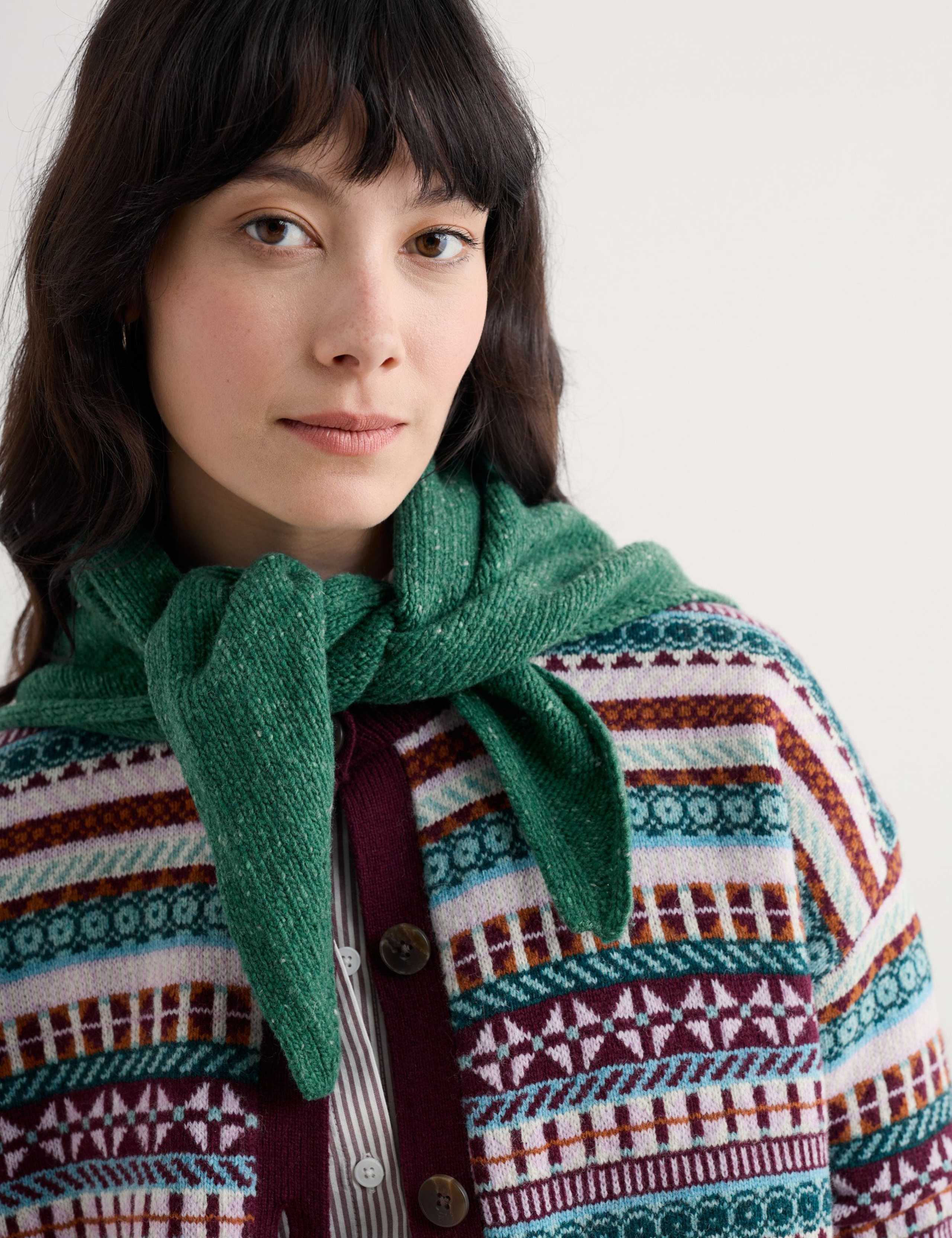 Wool Rich Triangle Scarf 3 of 7