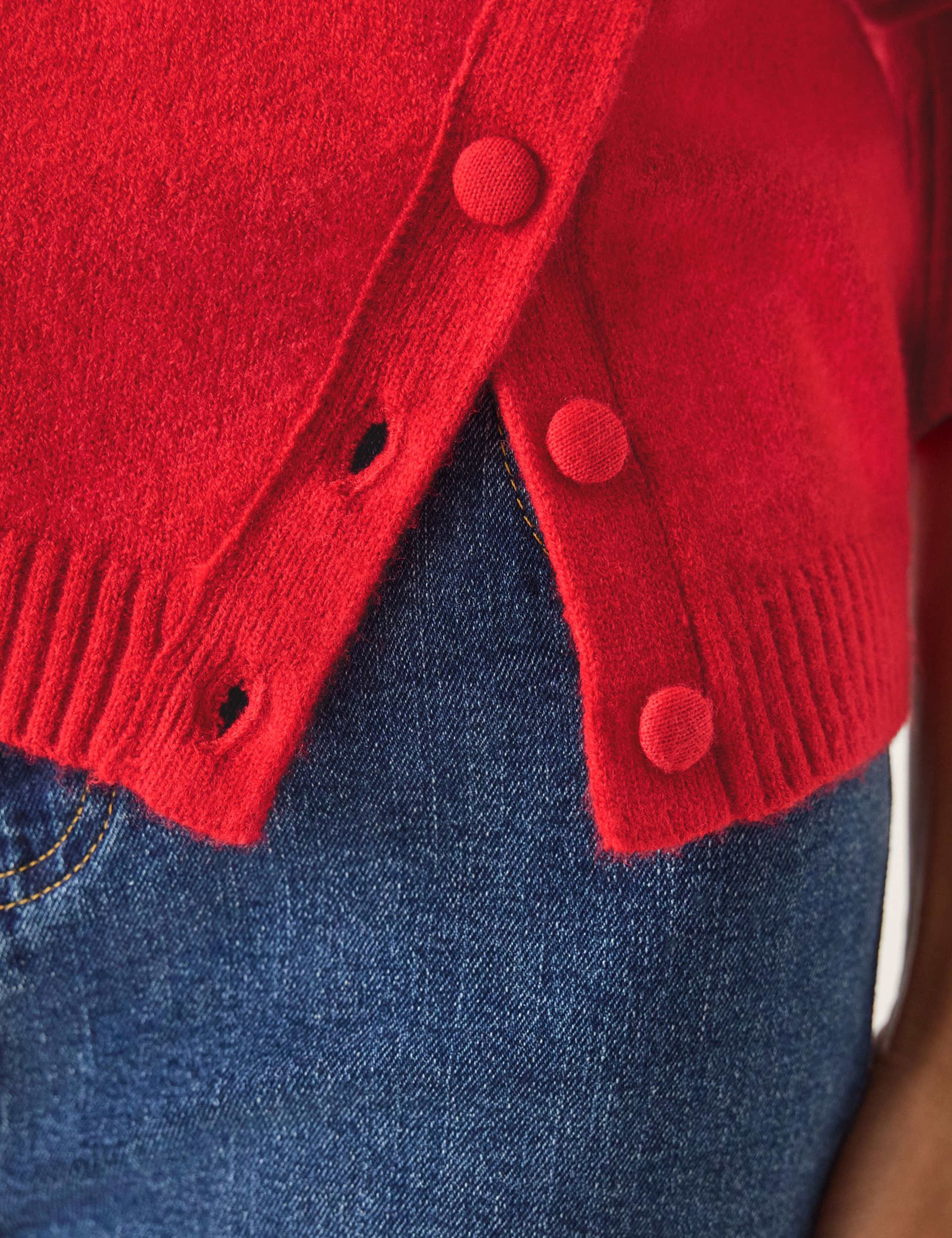 Crew Neck Button Detail Jumper 2 of 4