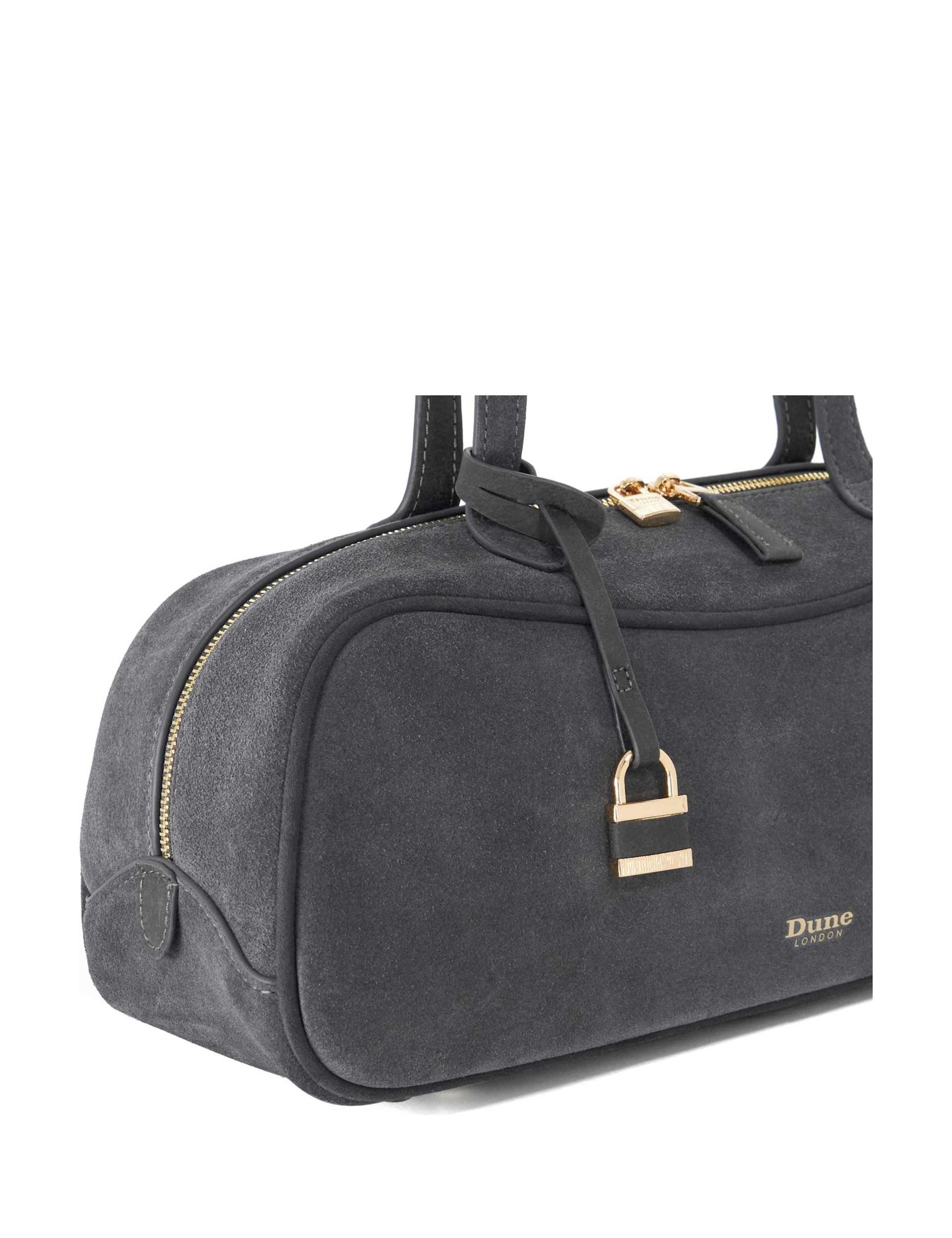 Suede Long Handle Bowler Bag 5 of 5
