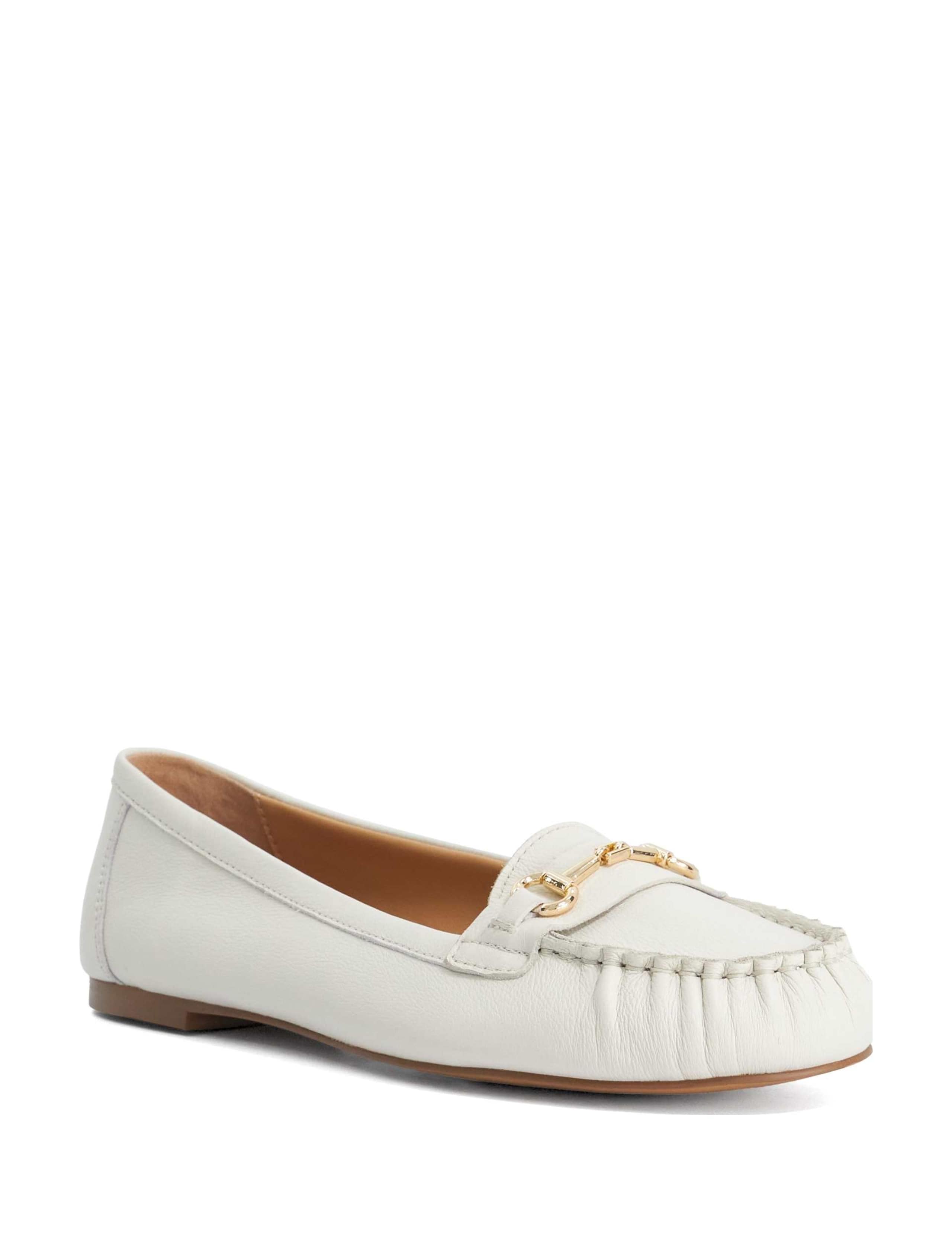 Suede Trim Flat Loafers 3 of 5