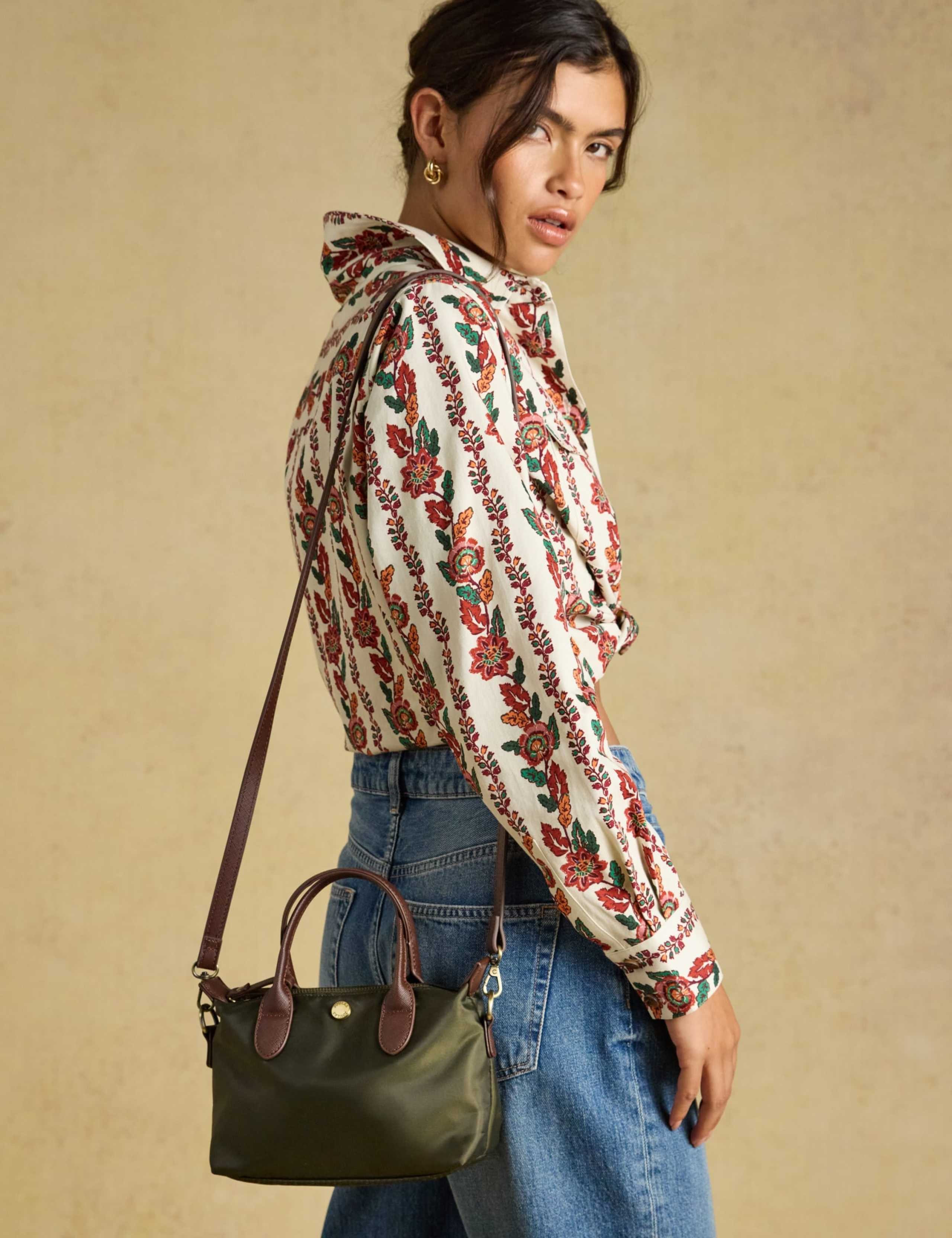 Mini Zip Detail Cross Body Bag 2 of 8