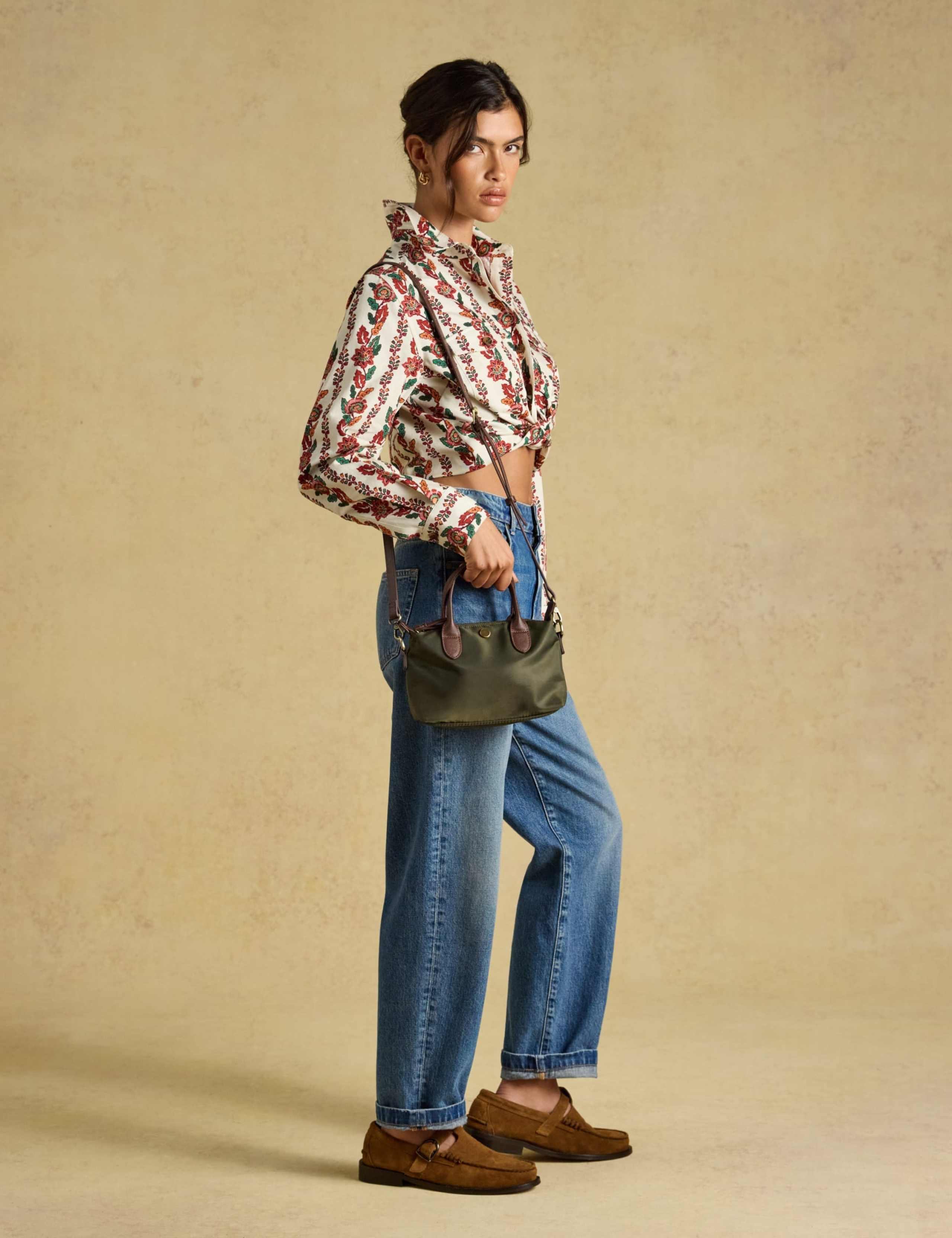 Mini Zip Detail Cross Body Bag 6 of 8