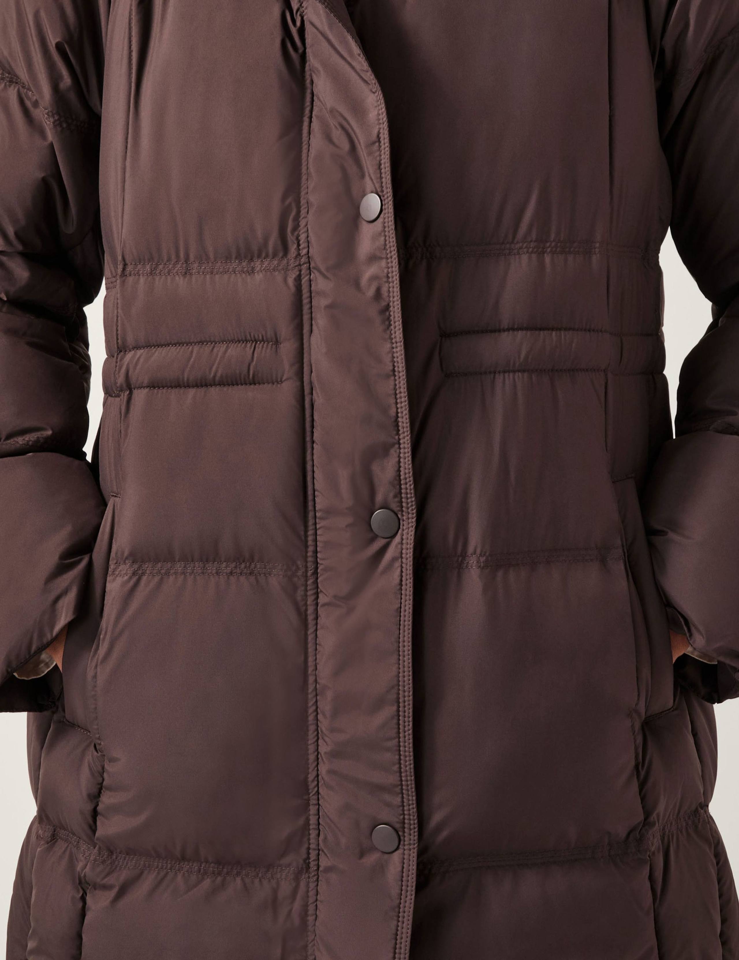Hooded Longline Puffer Coat 3 of 6