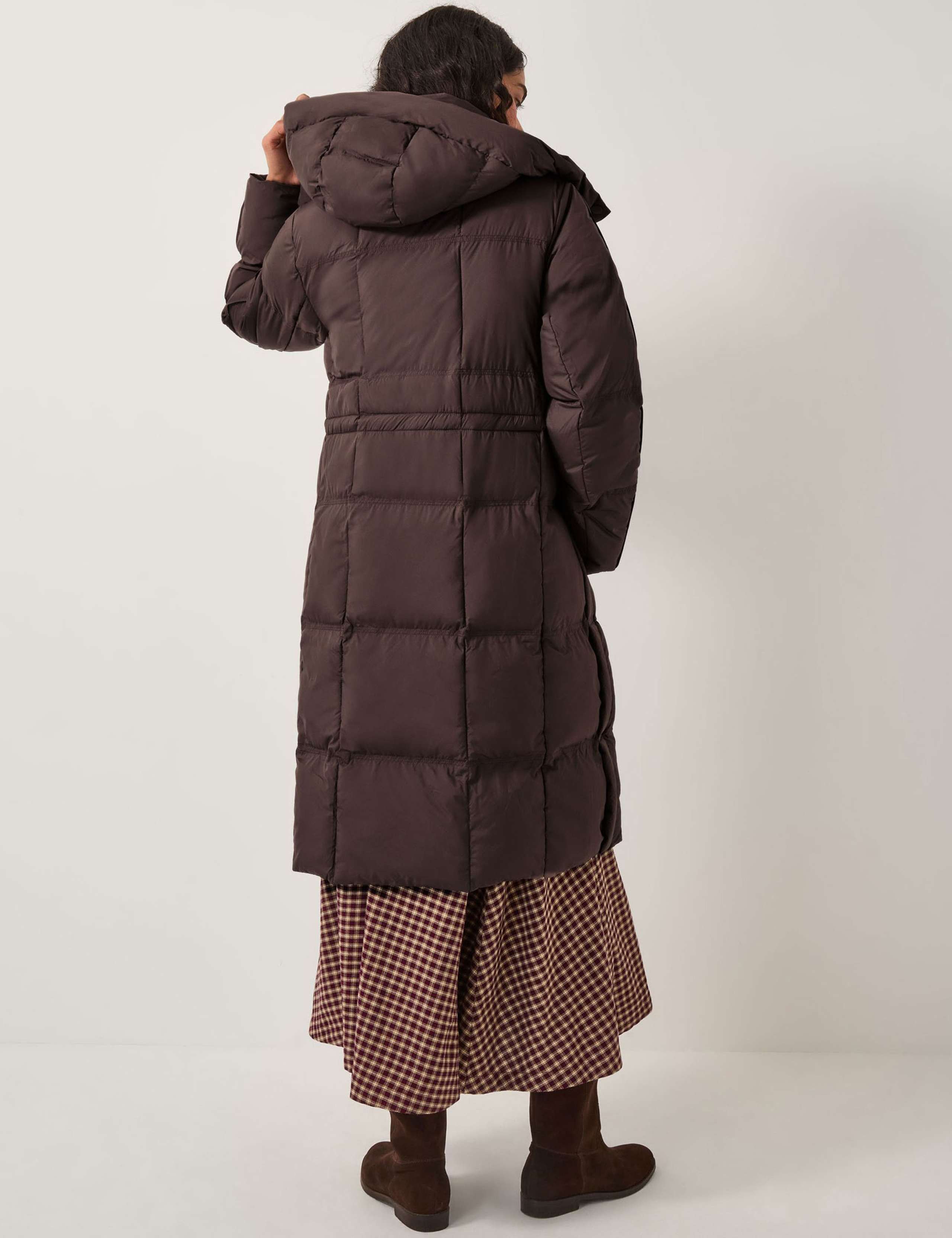 Hooded Longline Puffer Coat 5 of 6