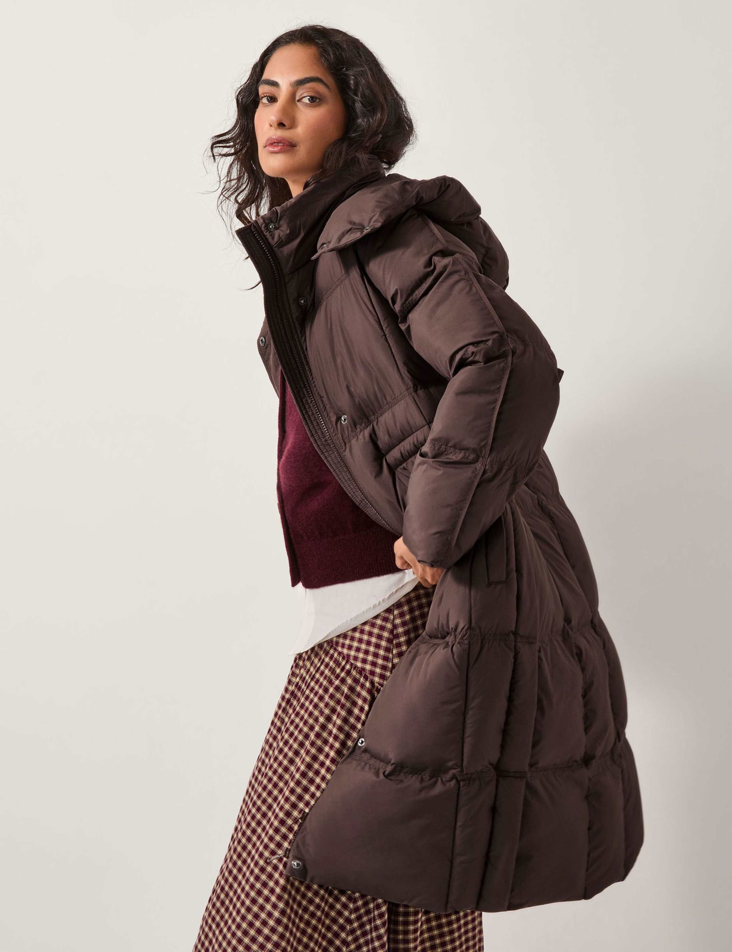 Hooded Longline Puffer Coat 6 of 6