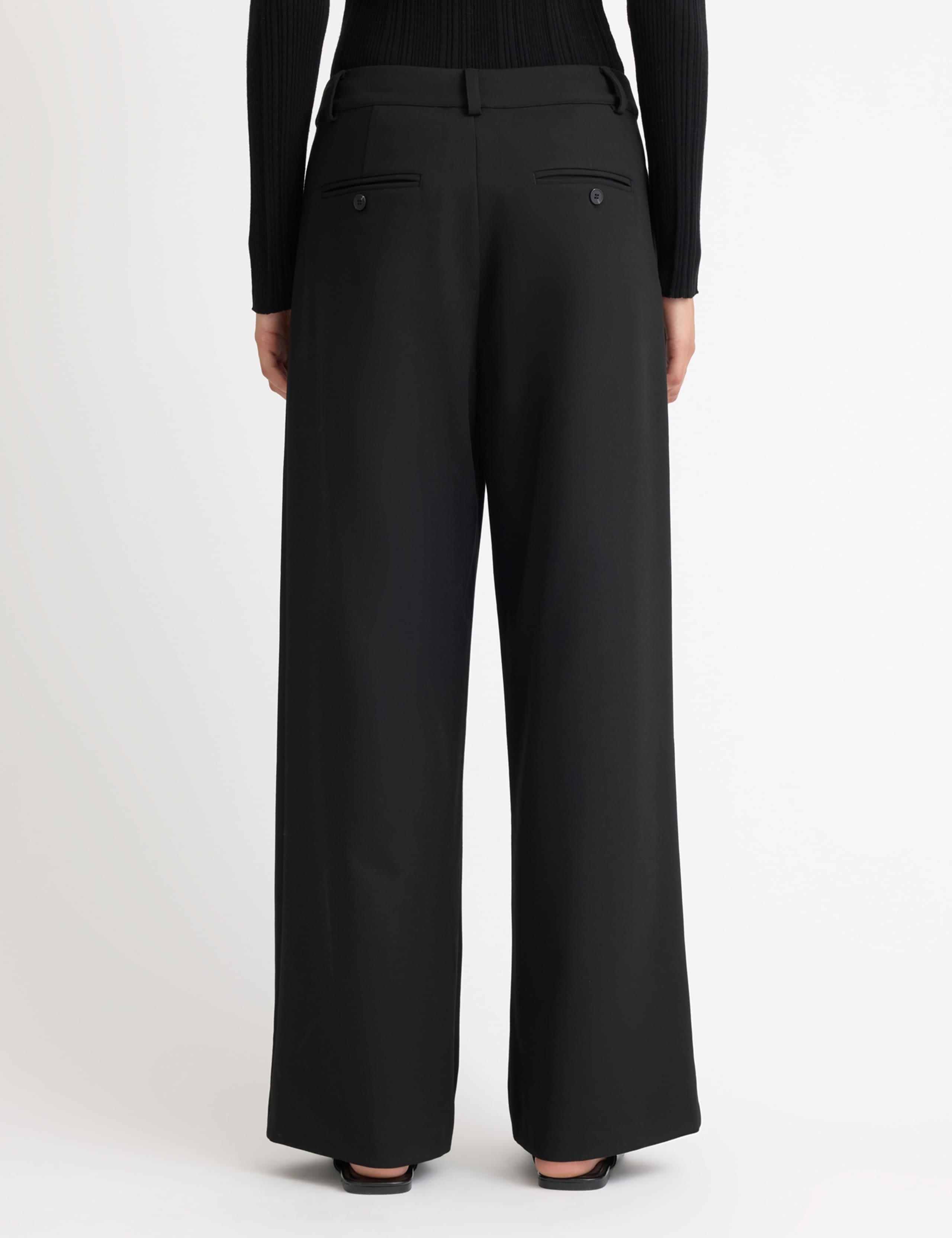 Tailored Wide Leg Trousers 4 of 4