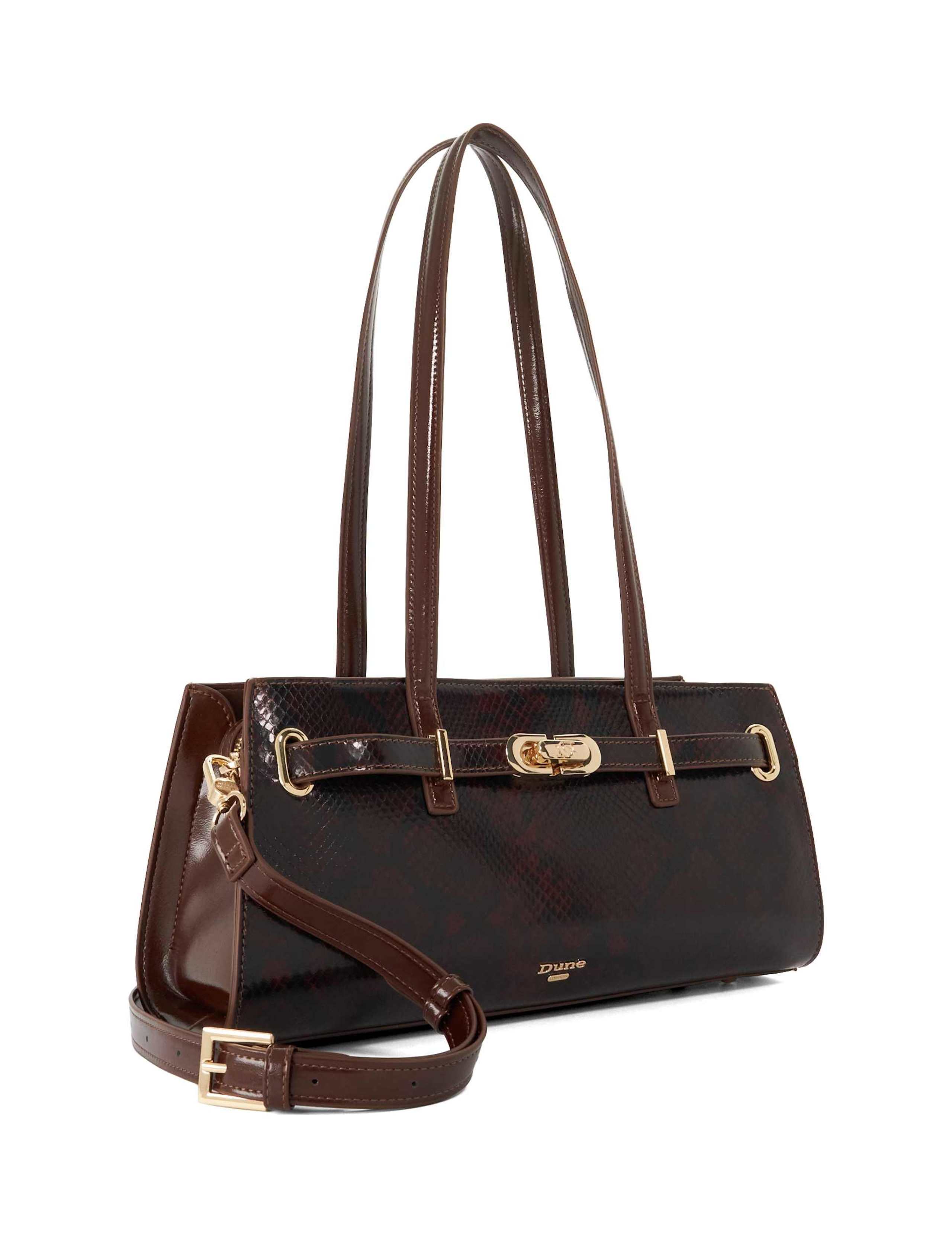 Leather Buckle Strap Shoulder Bag 2 of 5