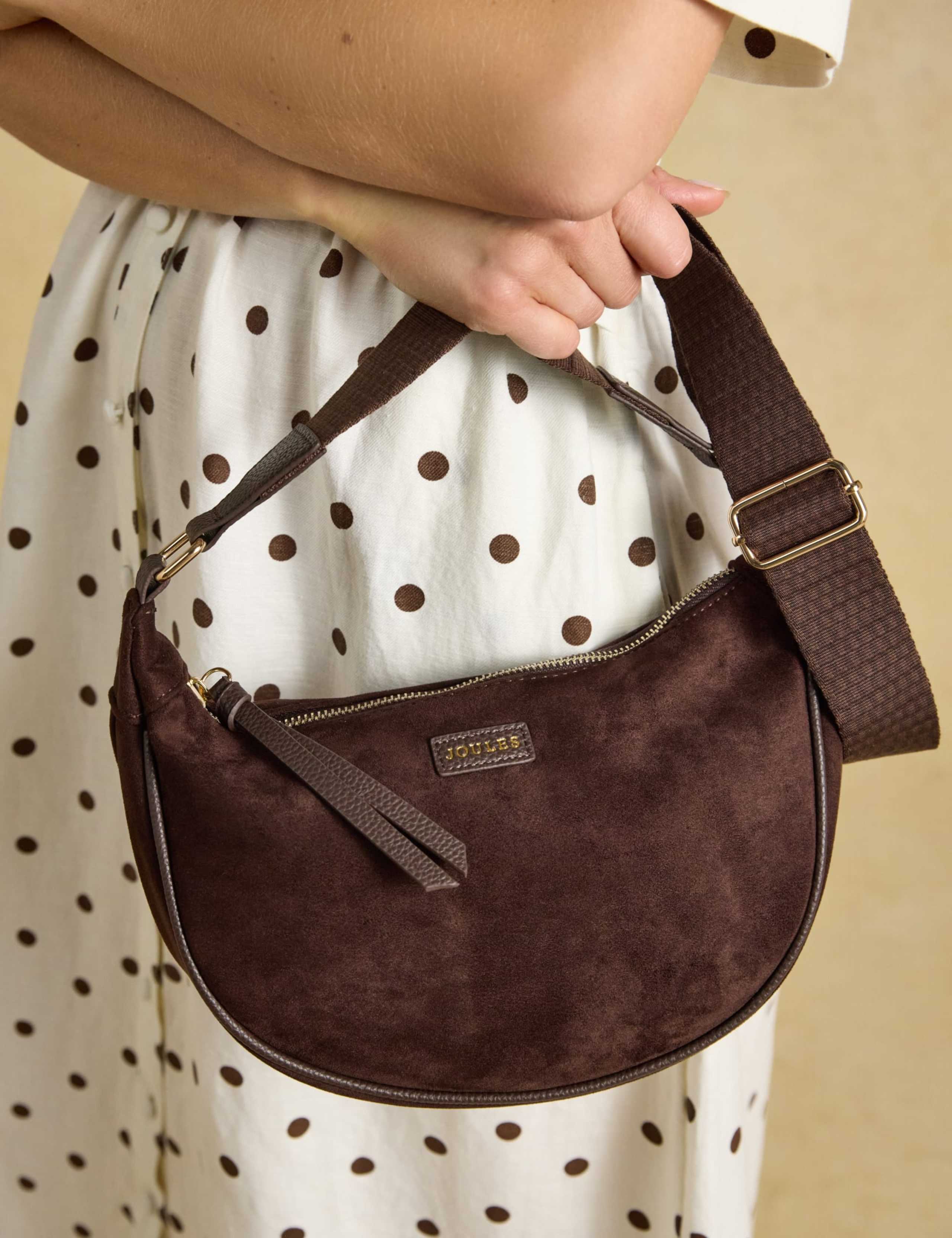 Suedette Cross Body Bag 3 of 8
