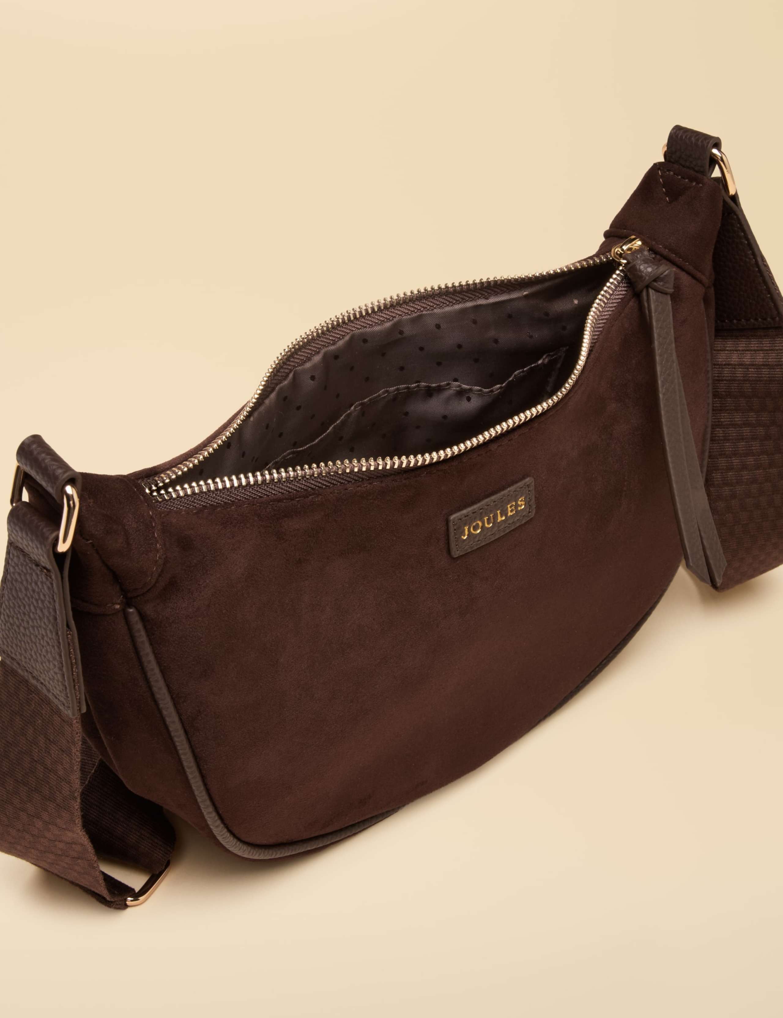 Suedette Cross Body Bag 5 of 8