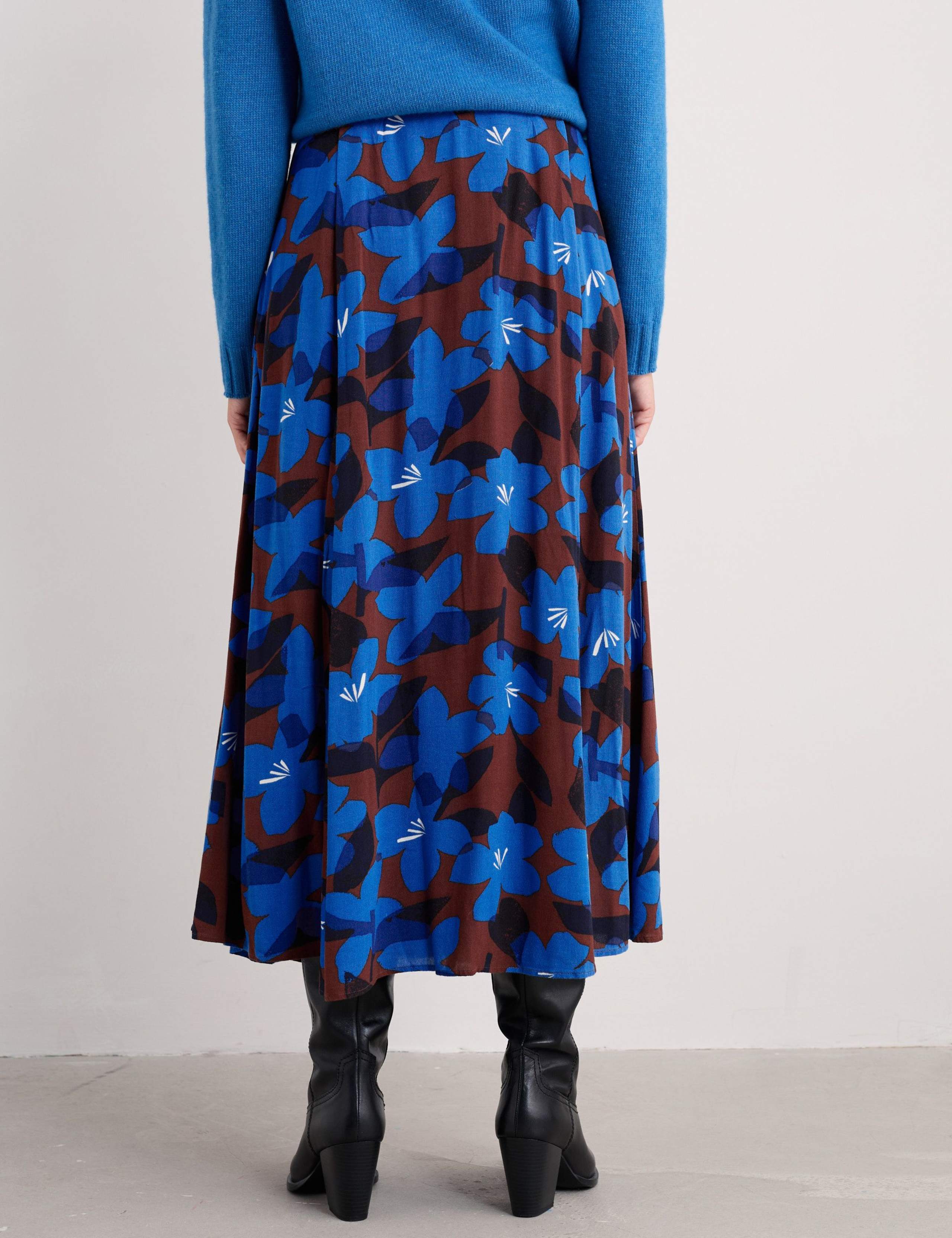 Floral Pleated Midaxi Skirt 4 of 5