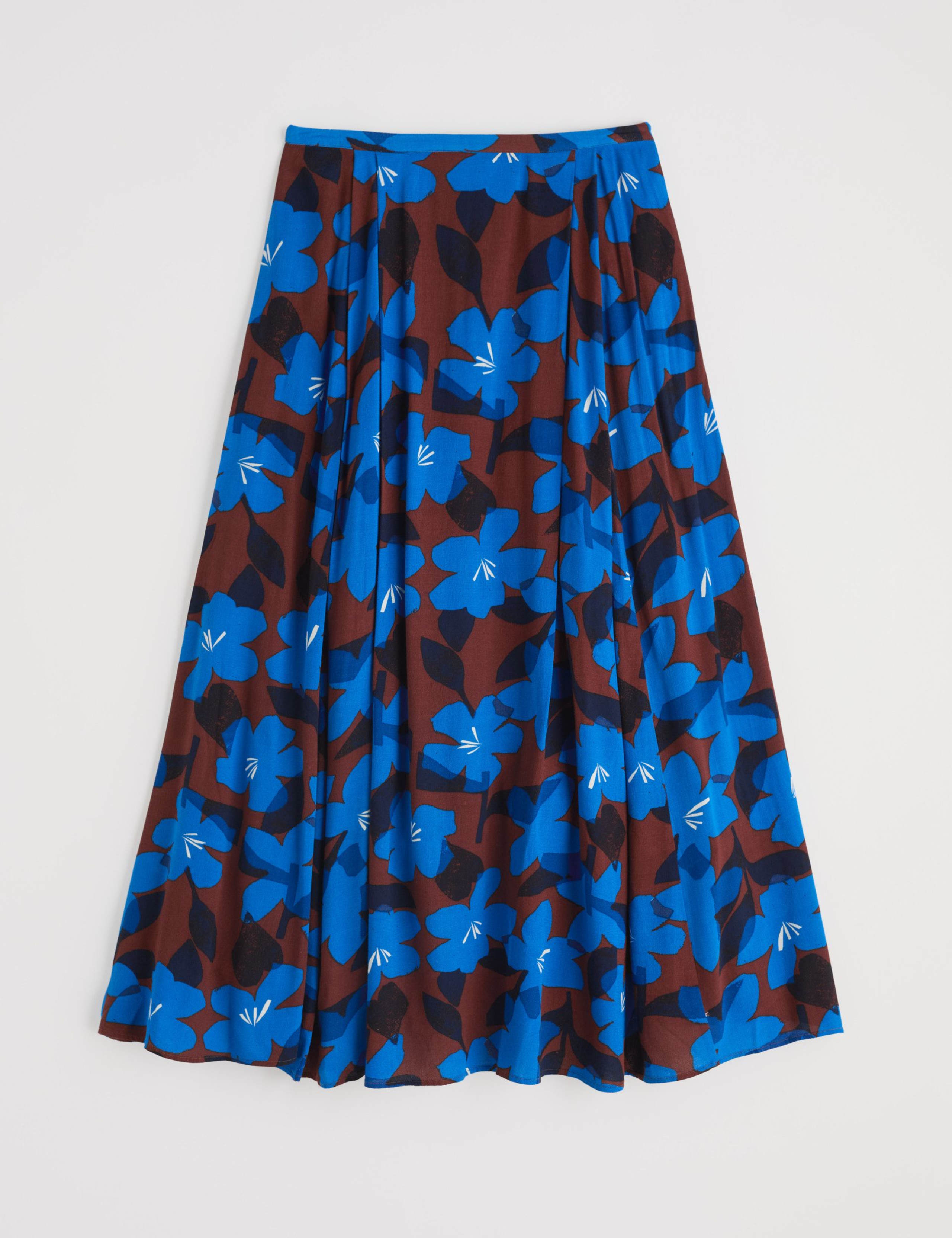 Floral Pleated Midaxi Skirt 2 of 5