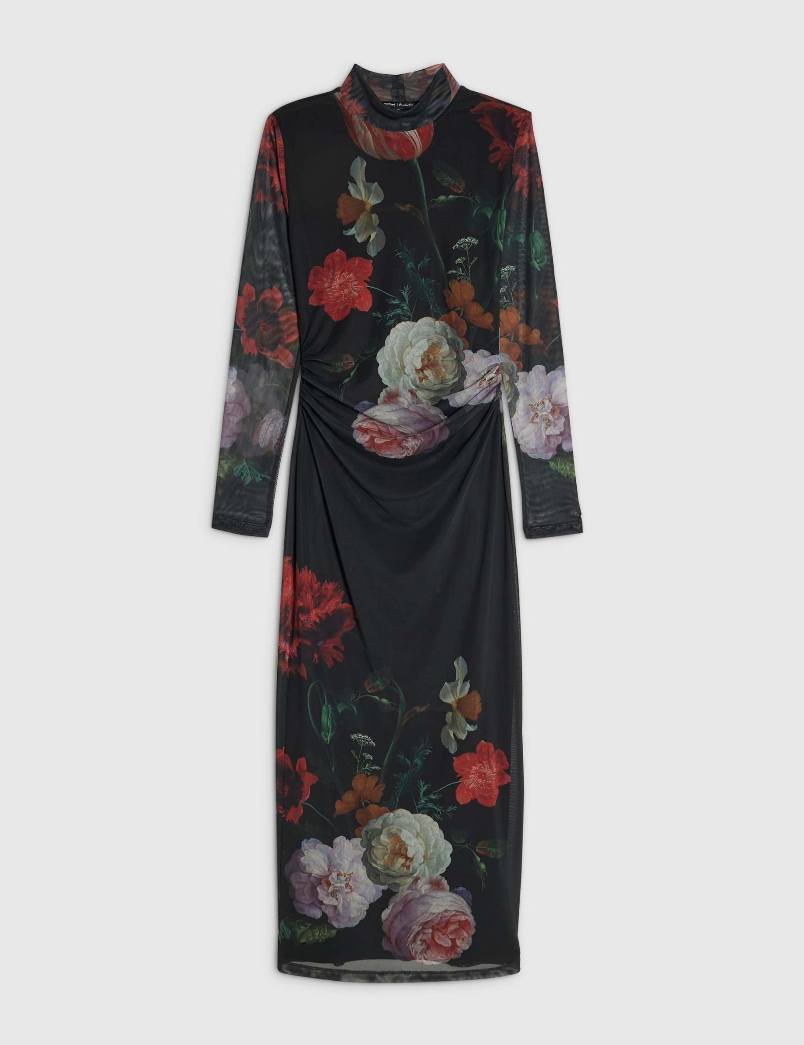 Floral Print High Neck Maxi Dress 2 of 3