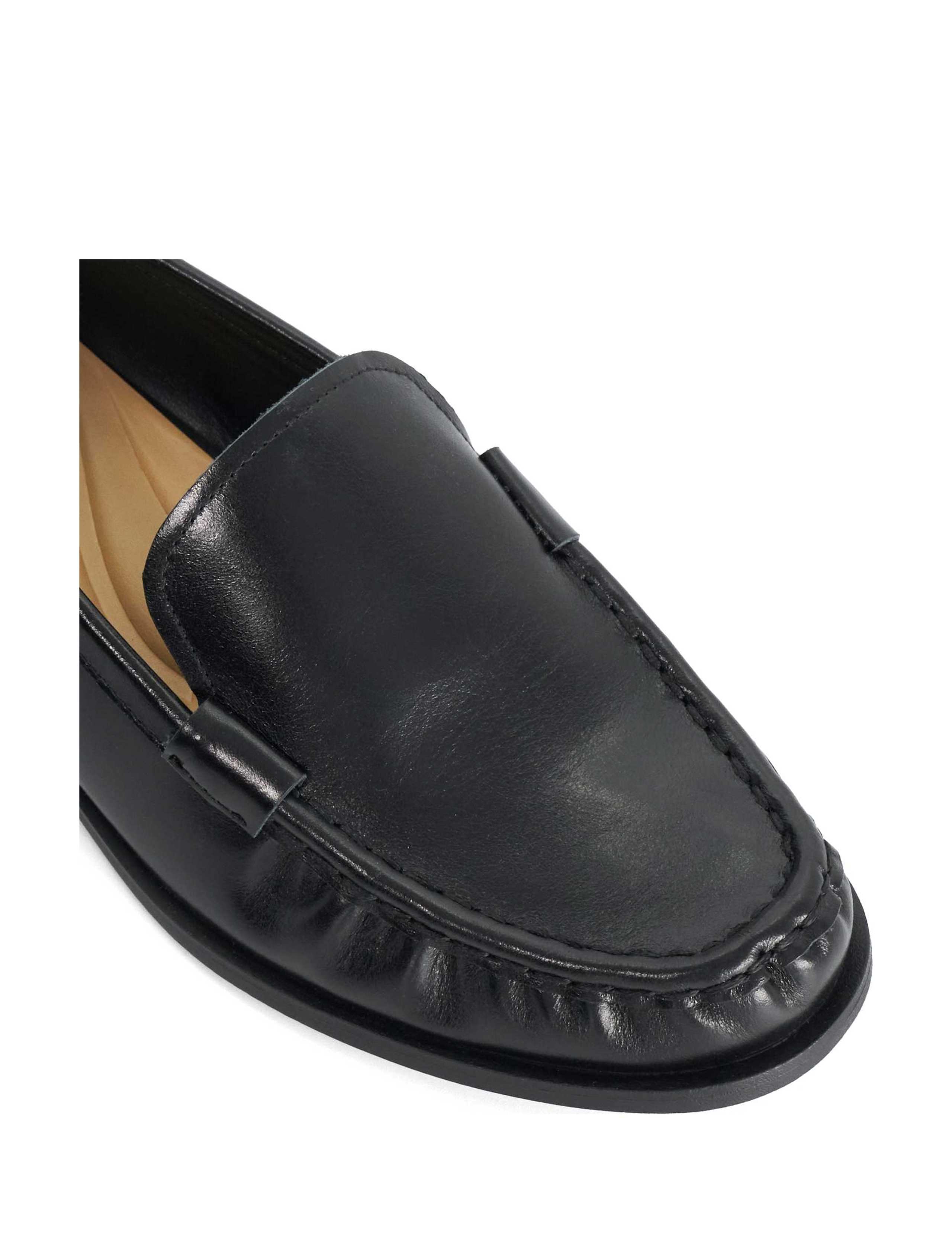 Leather Flat Loafers 4 of 5