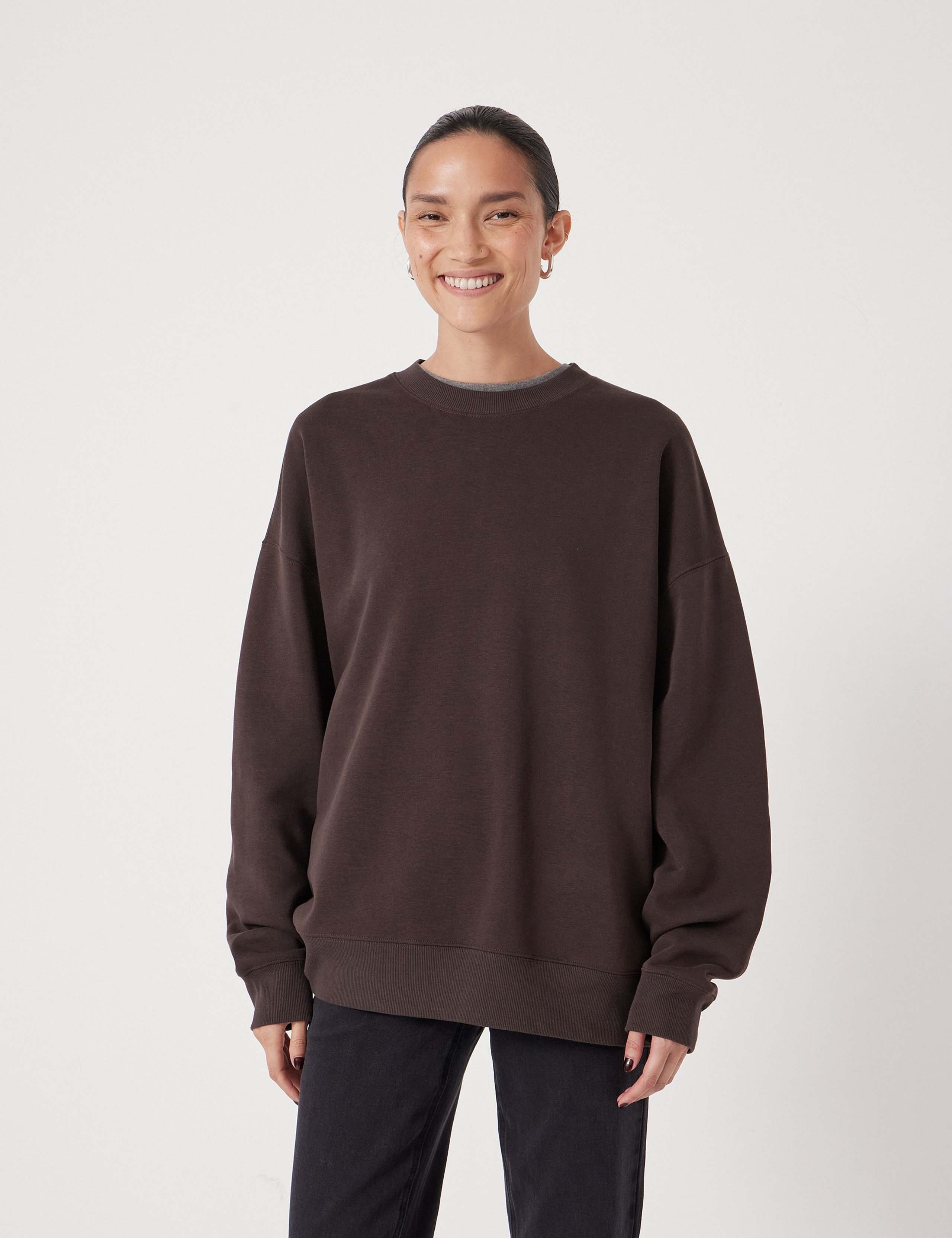 Cotton Rich Oversized Sweatshirt 1 of 6