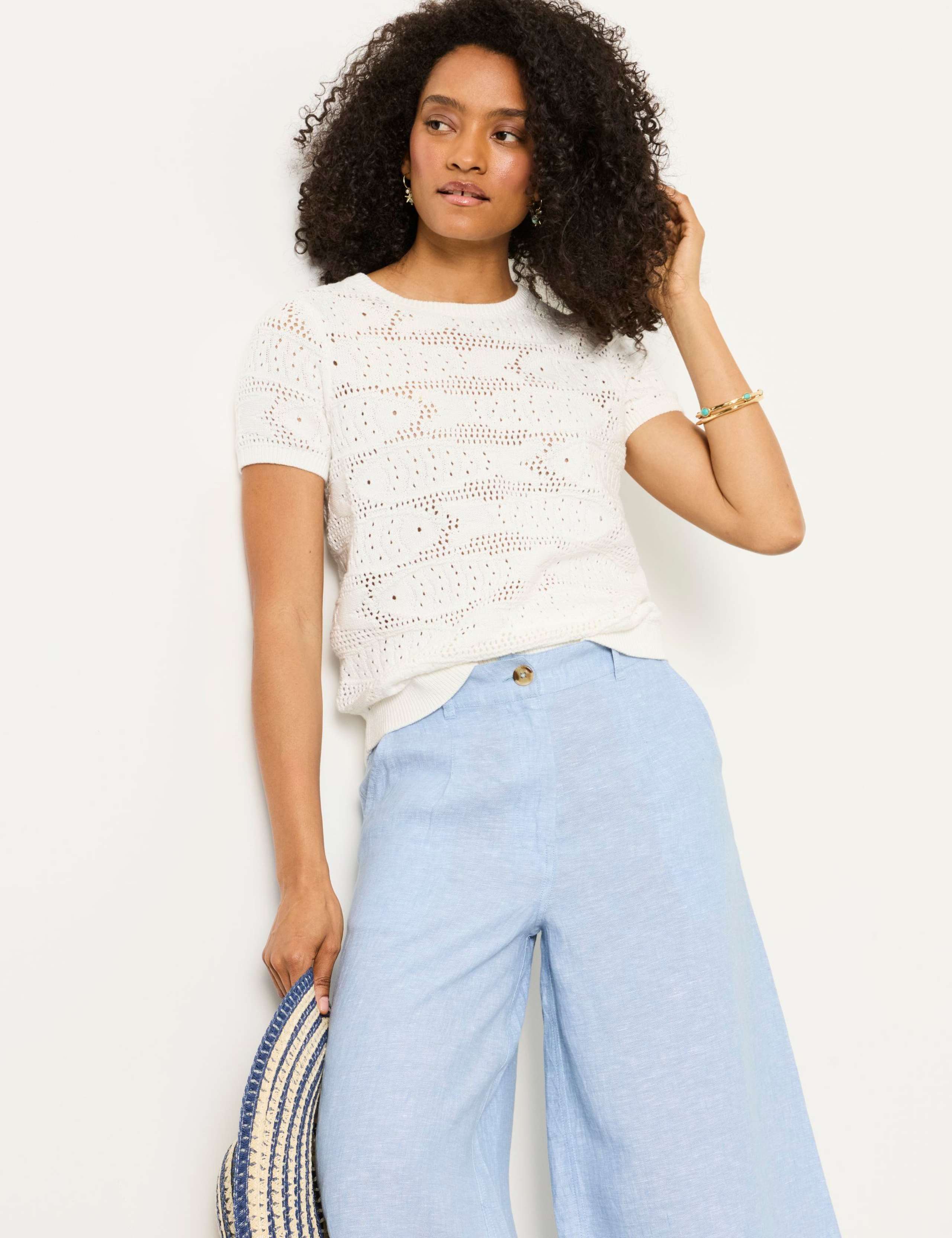 Pure Cotton Sardine Knitted Top 3 of 6