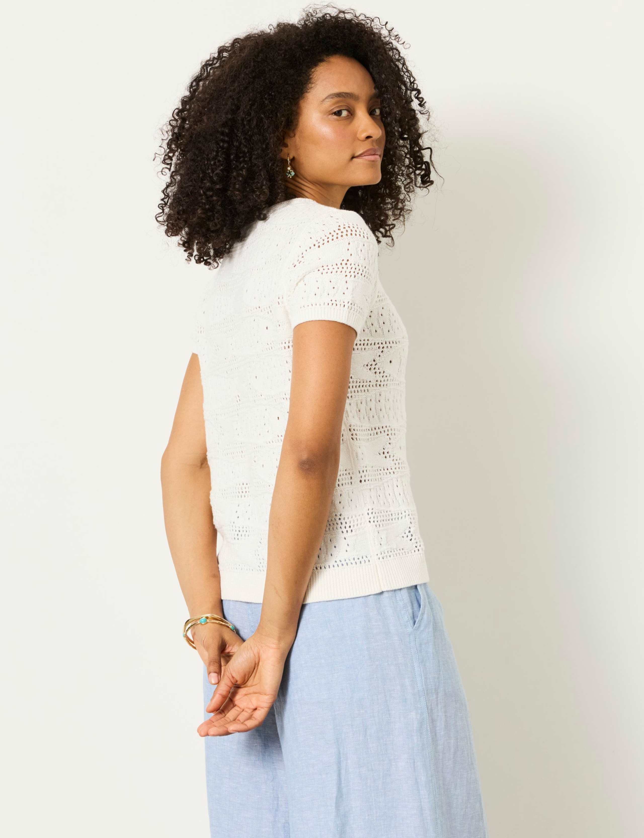 Pure Cotton Sardine Knitted Top 4 of 6