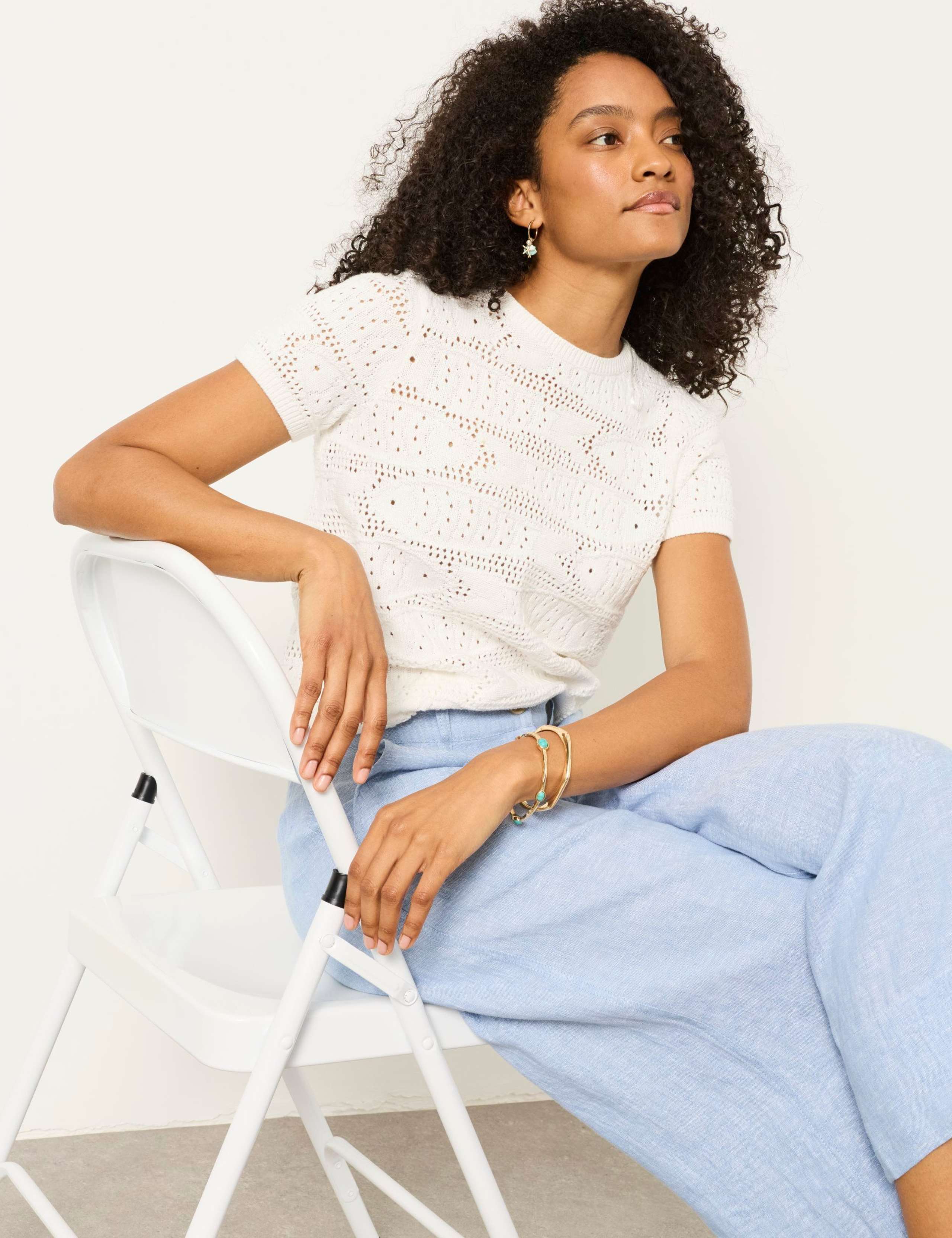 Pure Cotton Sardine Knitted Top 5 of 6