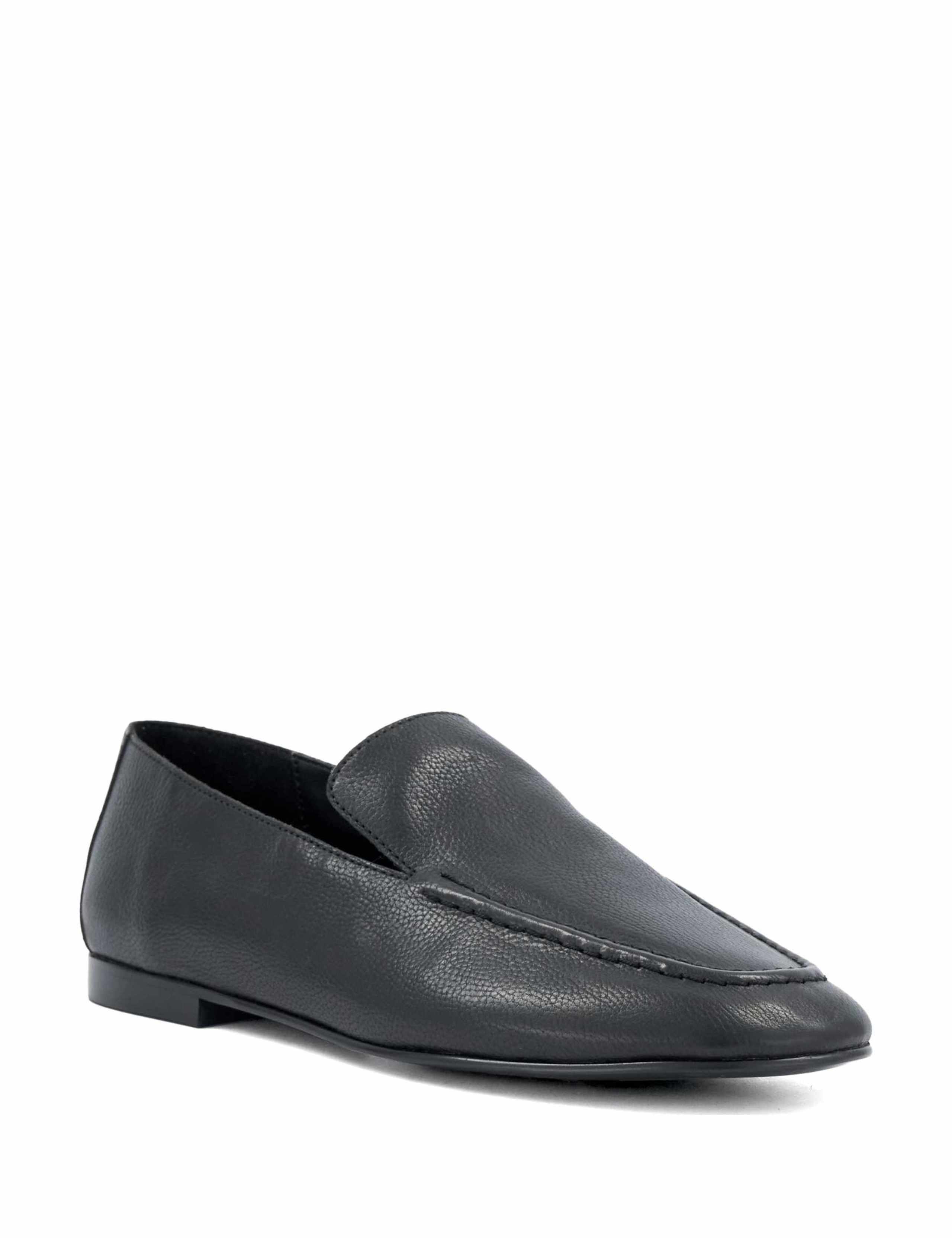 Leather Flat Loafers 3 of 5