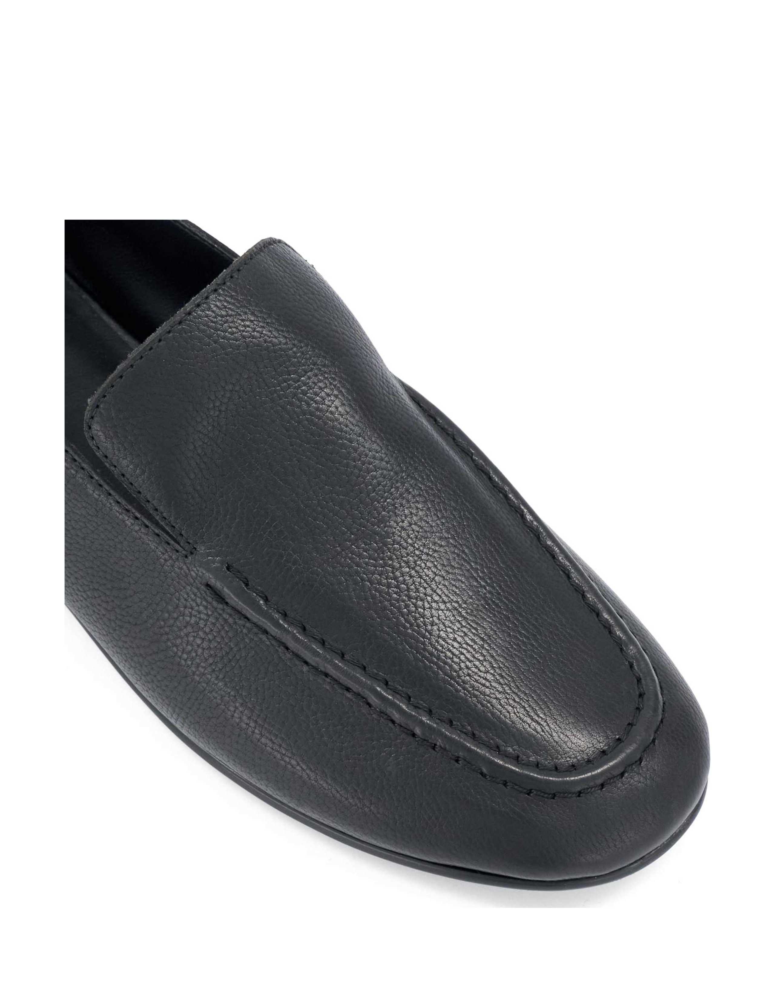 Leather Flat Loafers 4 of 5