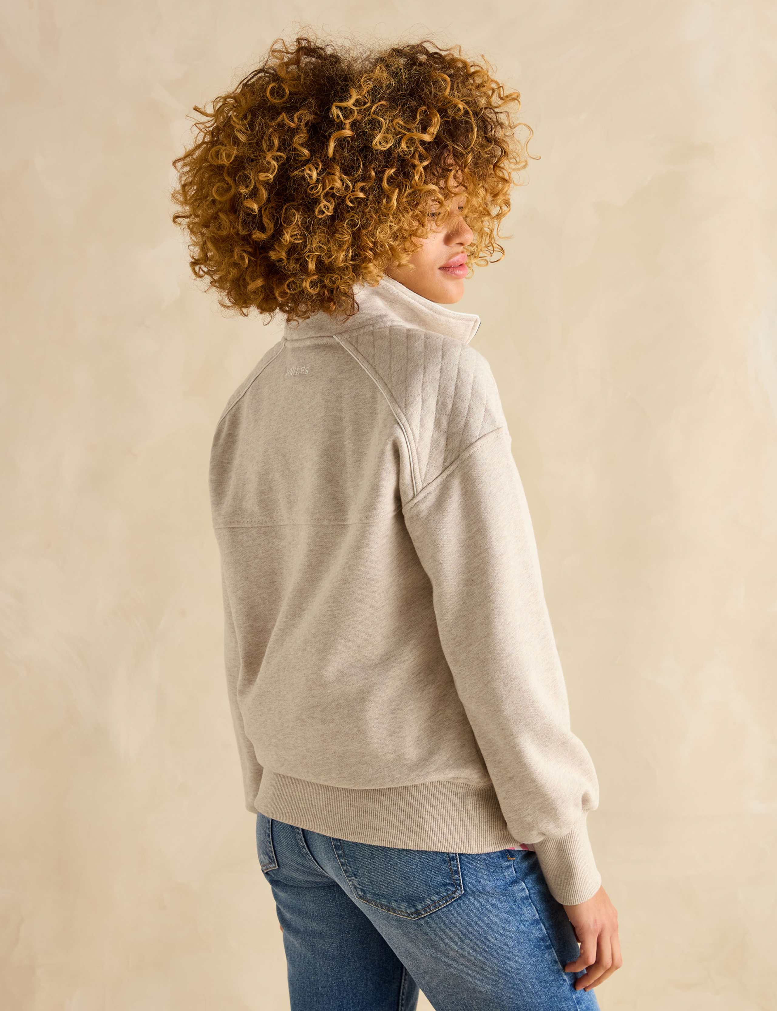 Pure Cotton Half Zip Sweatshirt 4 of 6
