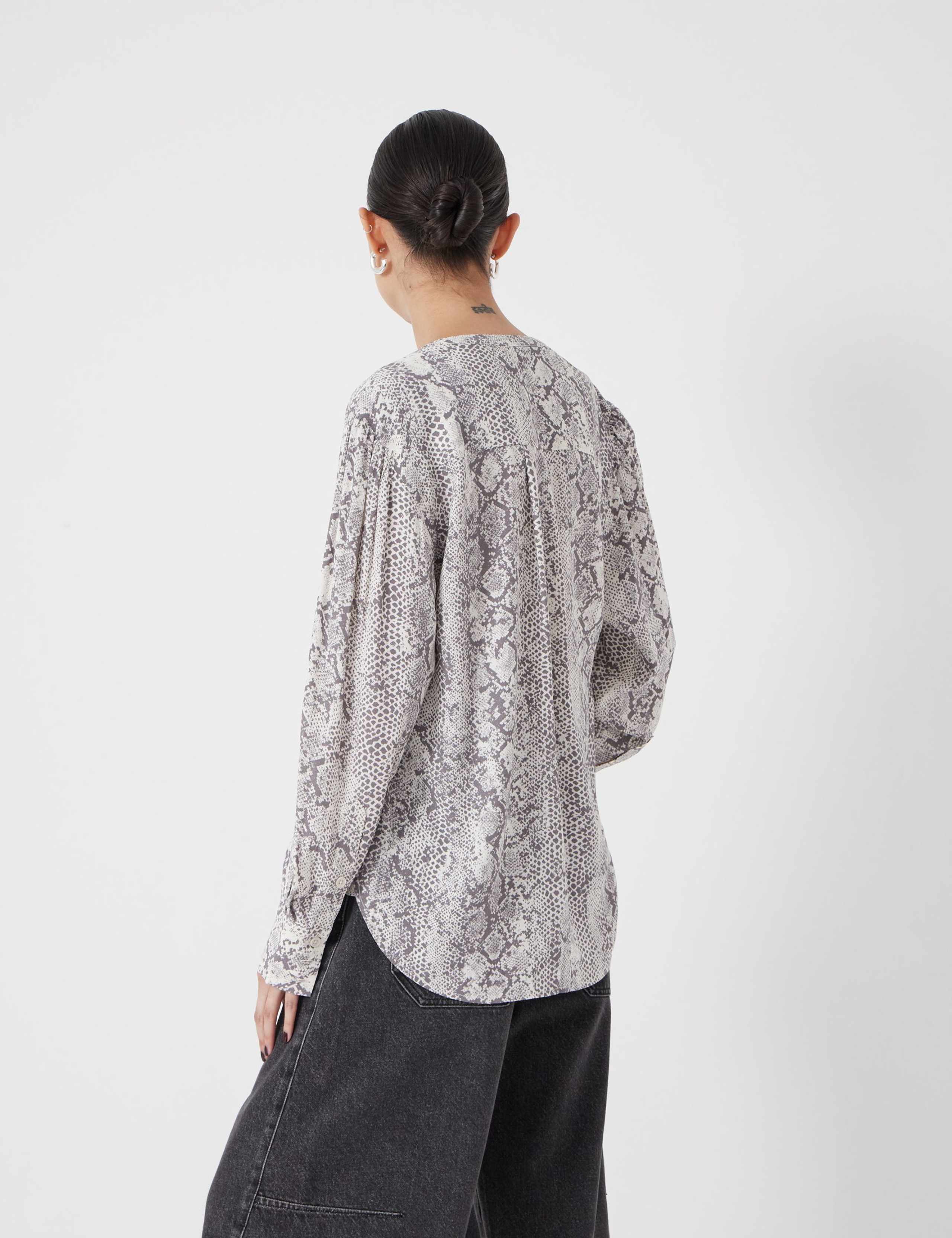 Snake Print Blouse 4 of 6