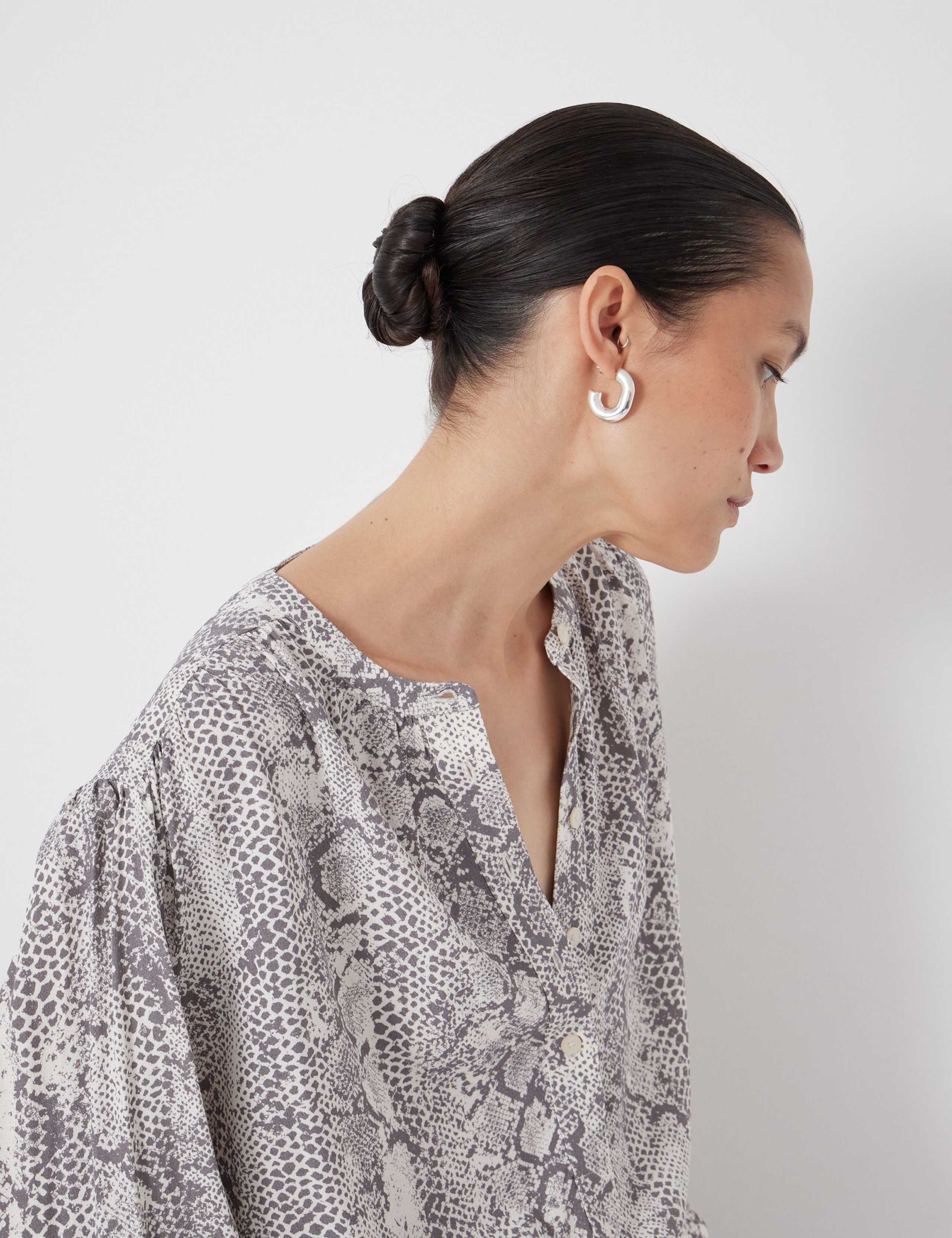Snake Print Blouse 5 of 6