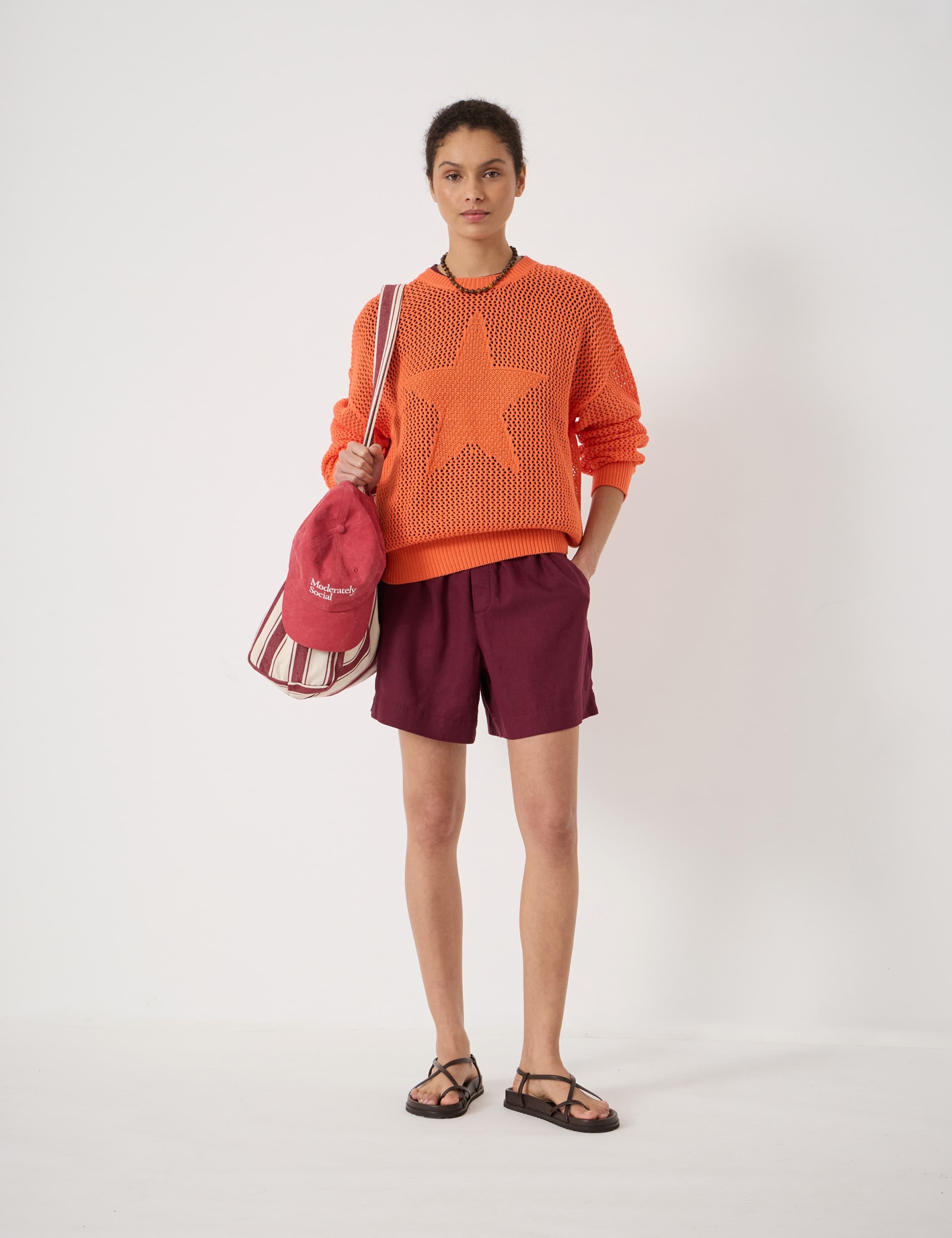 Pure Cotton Crew Neck Star Jumper 3 of 5