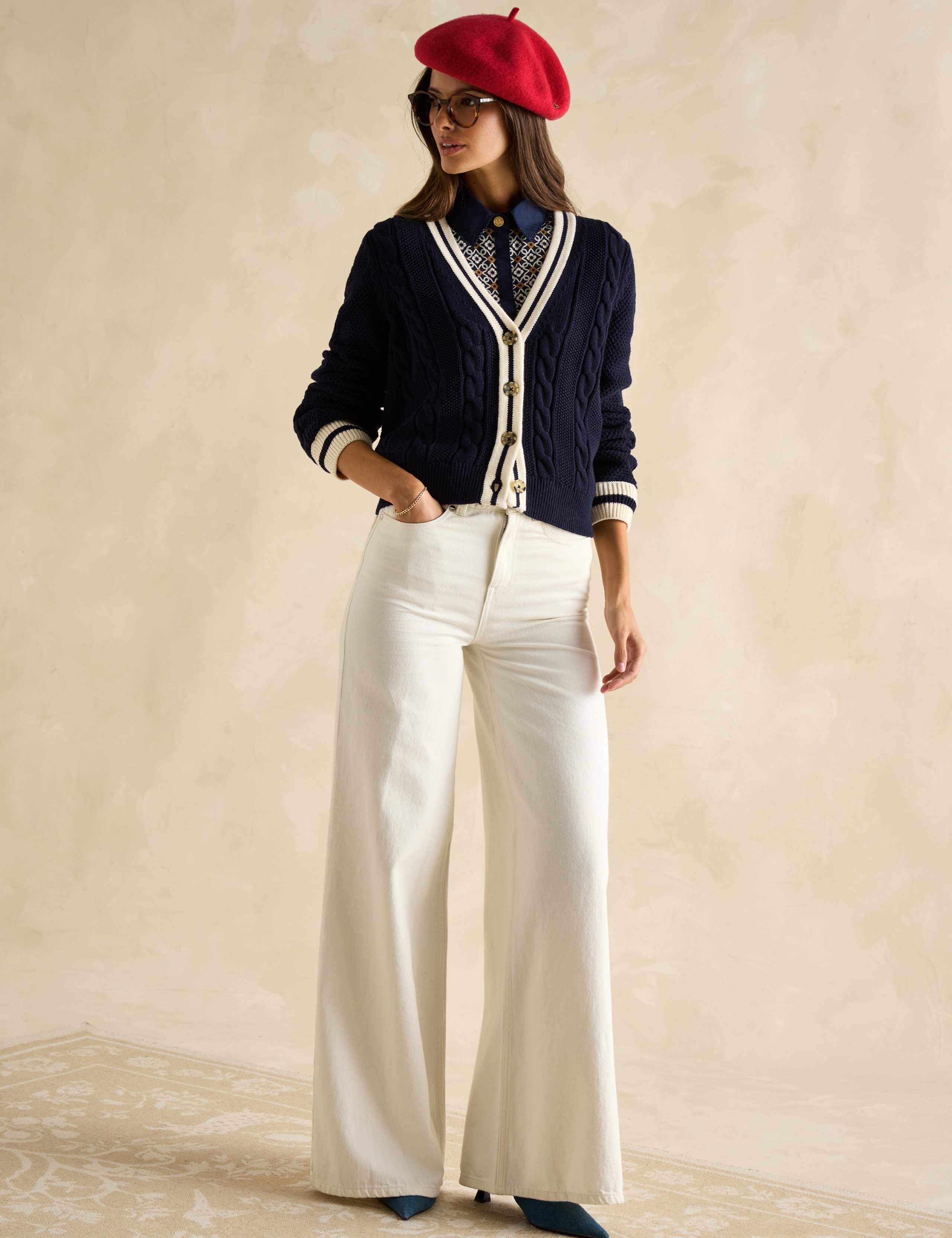 Pure Cotton Textured Cardigan 3 of 7