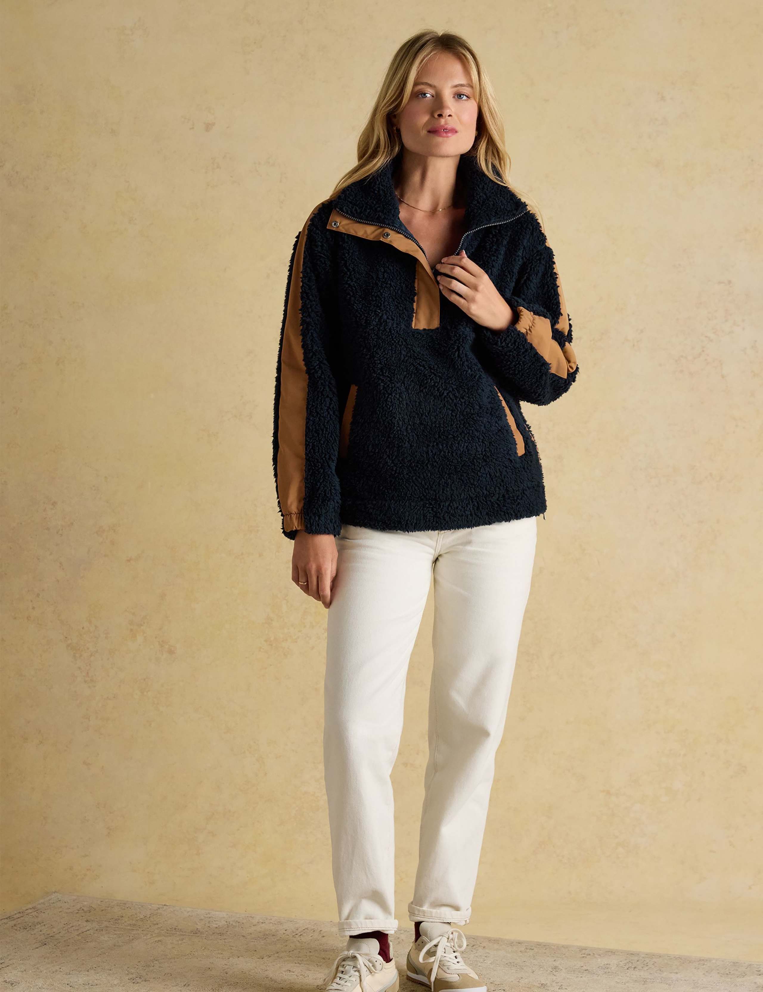 Borg Half Zip Funnel Neck Fleece 3 of 7