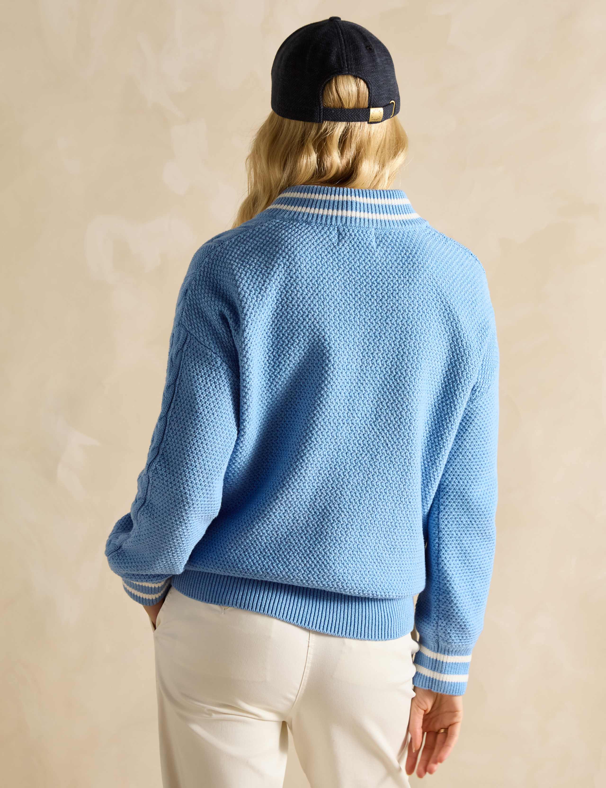 Pure Cotton Cable Knit Jumper 4 of 6