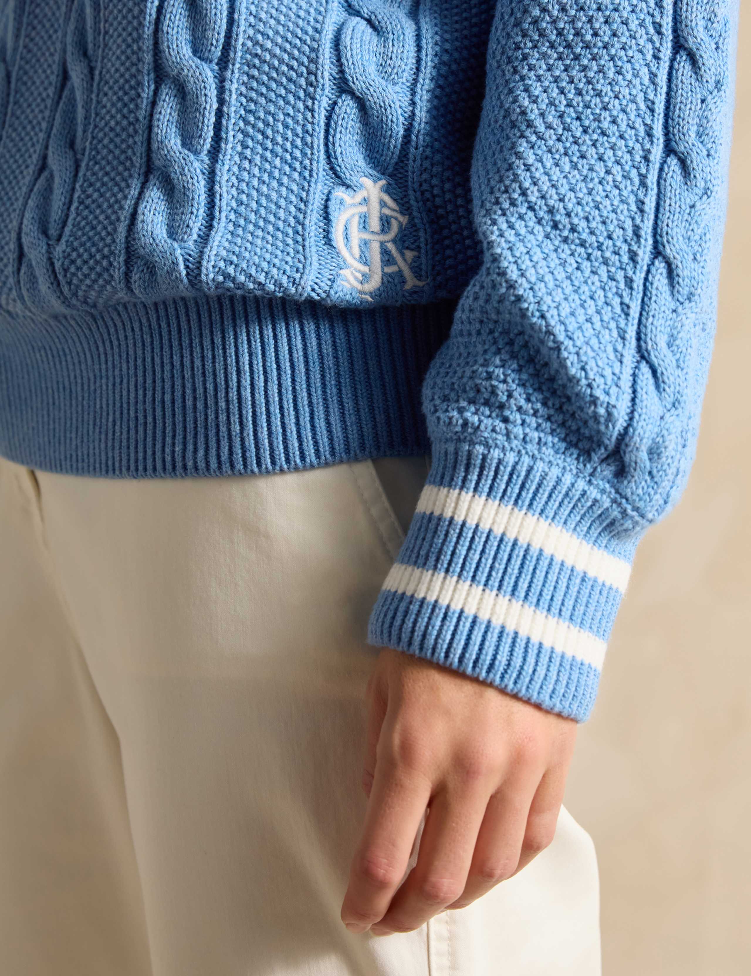 Pure Cotton Cable Knit Jumper 6 of 6