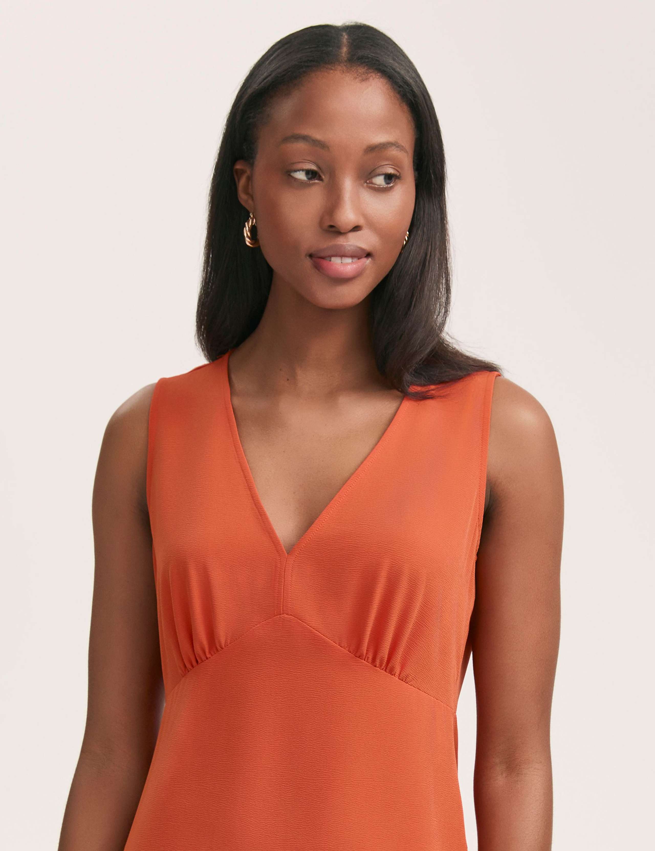 V-Neck Midi Skater Dress 4 of 4
